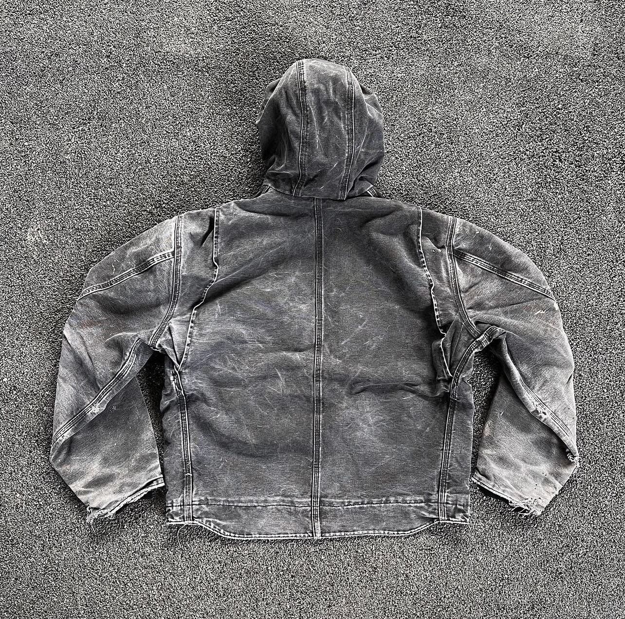 Carhartt × Vintage Carhartt J141 BLK Hooded Detroit Jacket