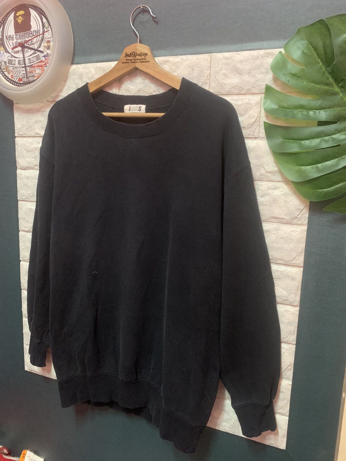 Issey Miyake × Tsumori Chisato × Vintage VINTAGE!! Sweatshirt ISSEY MIYAKE Big Logo Size US L / EU 52-54 / 3 - 3 Thumbnail