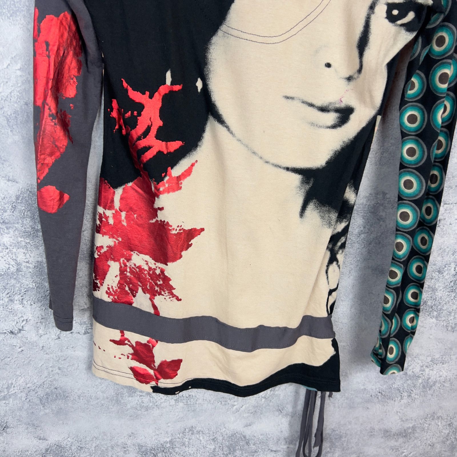 Desigual Desigual Blouse Women's Size M Multicolor Lomg Sleeve` Size M / US 6-8 / IT 42-44 - 10 Thumbnail