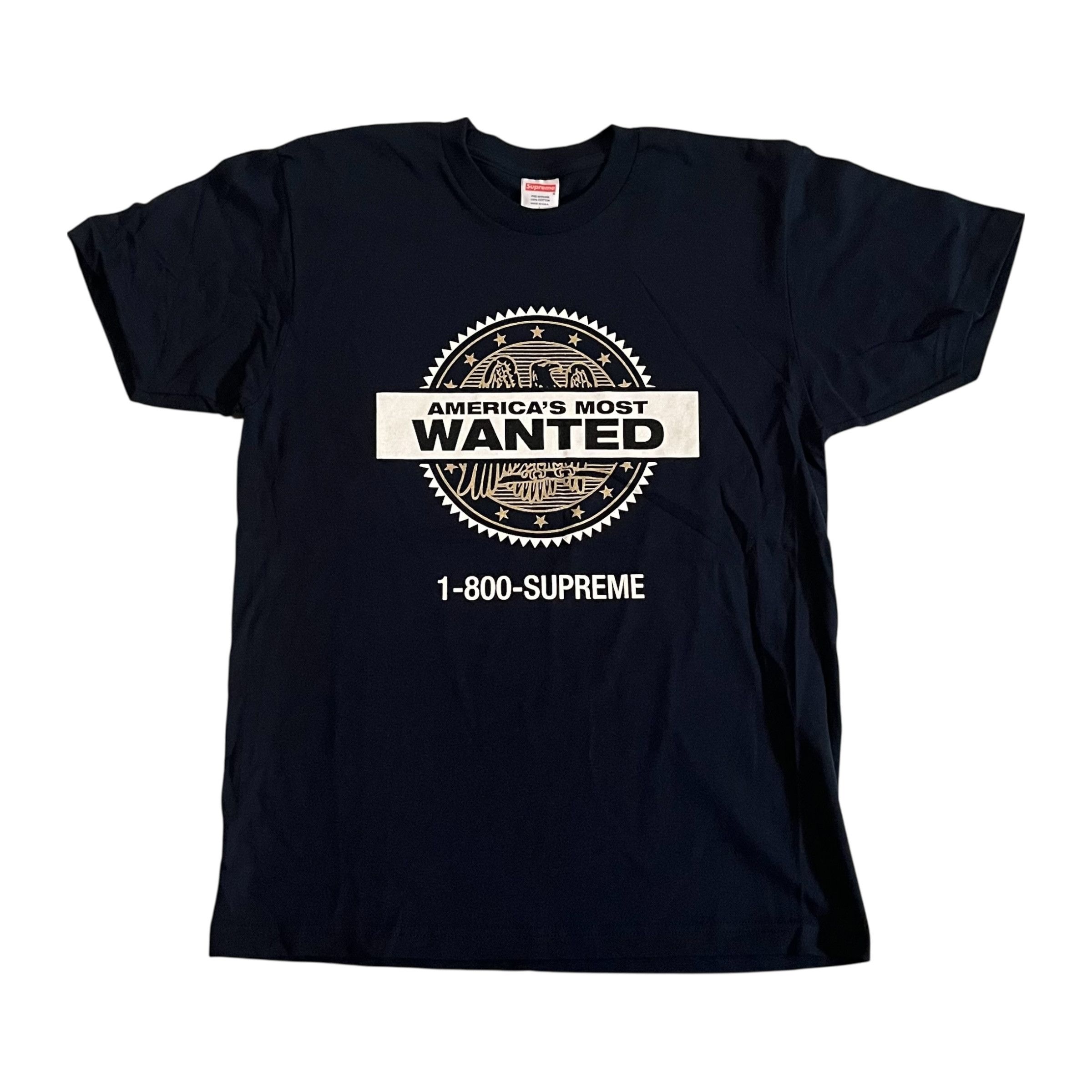 2005年supreme Illegal Business FBI Tee Authentic supreme illegal business controls America TEE