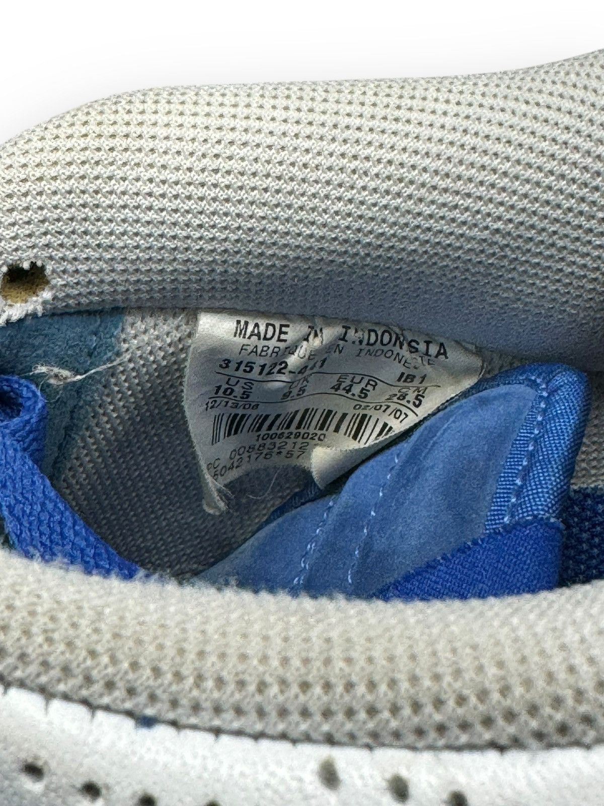 Nike Nike Air Force 1 07’ University Blue size 10.5 vtg Size US 10.5 / EU 43-44 - 6 Thumbnail