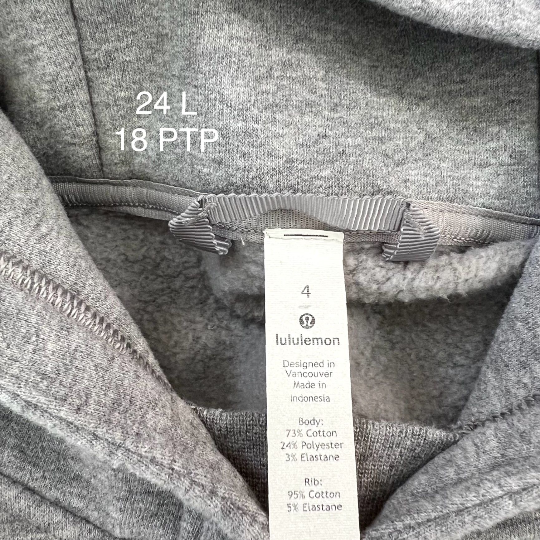 Lululemon Lululemon All Yours Hoodie Gray Women's 4 Pullover Hooded Fleece Sweatshirt Workout Sweatshirt/Workwear Size S / US 4 / IT 40 - 6 Thumbnail