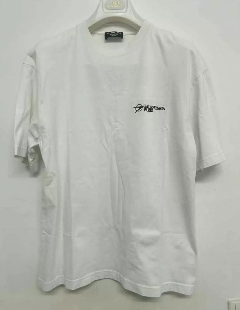 Balenciaga Balenciaga Boomerang Embroidered Logo Short Sleeve Size XS Size US XS / EU 42 / 0 - 1 Thumbnail