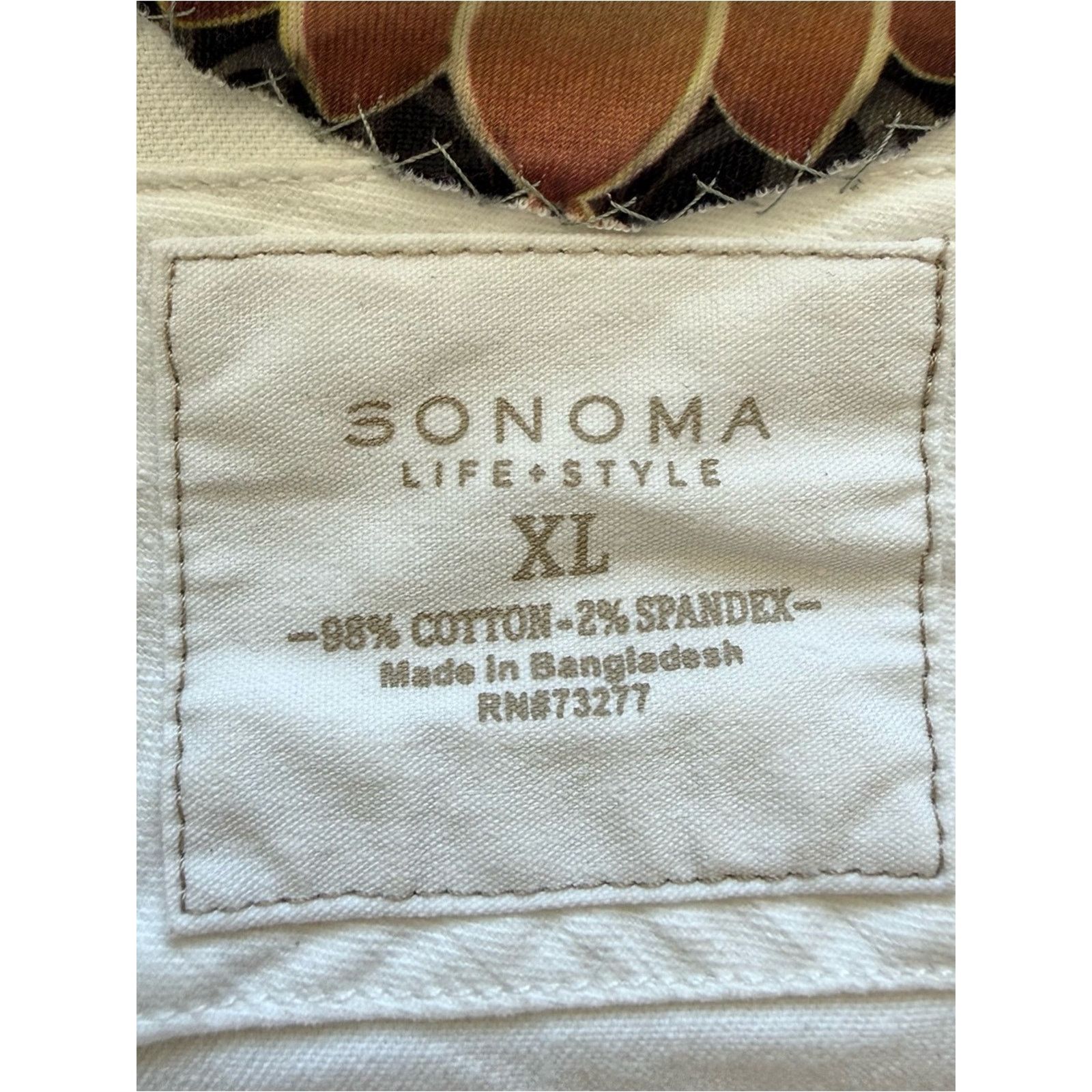 Sonoma SONOMA white jeans jacket size XL Size XL / US 12-14 / IT 48-50 - 5 Thumbnail