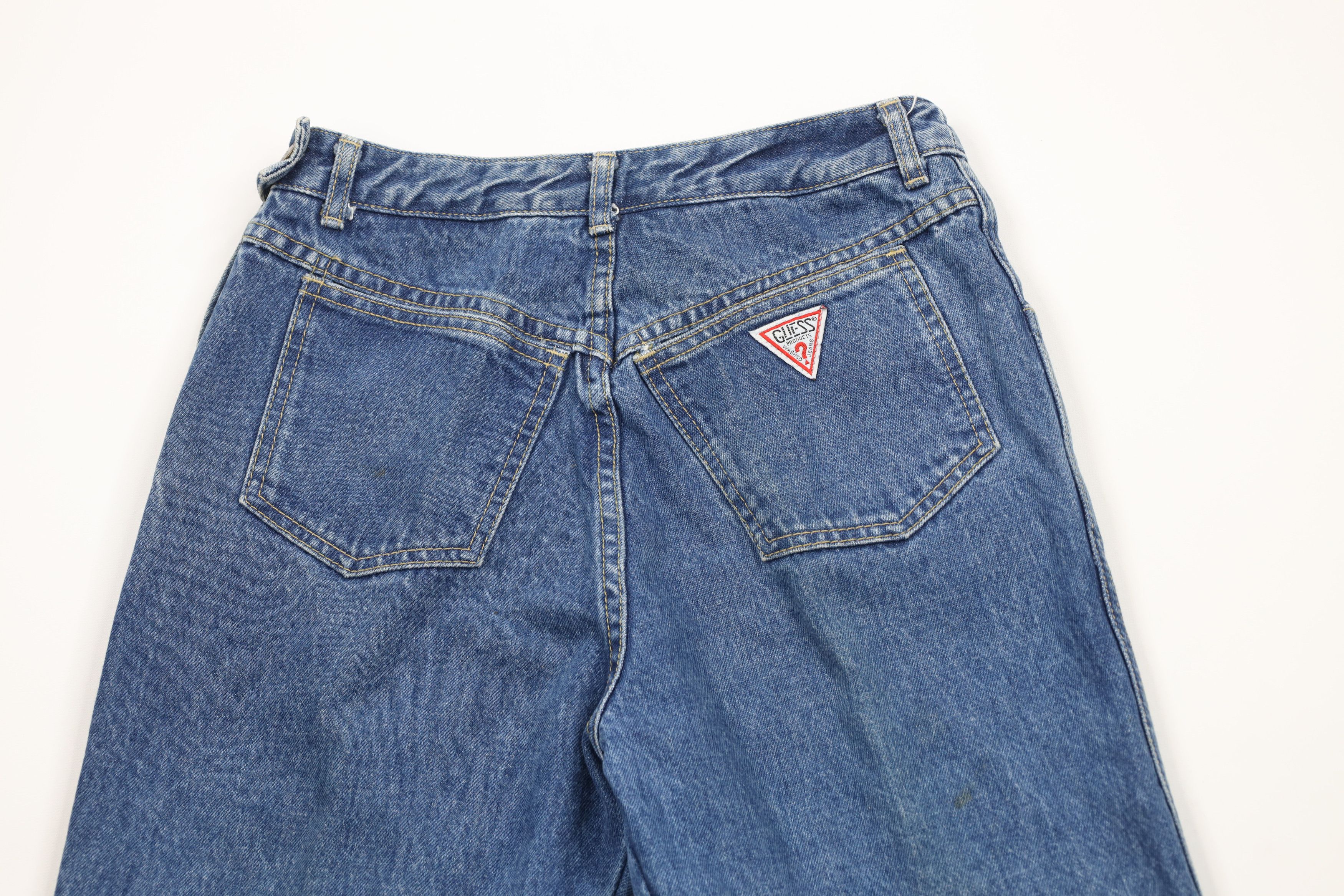 Guess × Vintage Vintage 80s 90s Georges Marciano Guess Denim Jeans Blue USA Size 31" - 12 Thumbnail