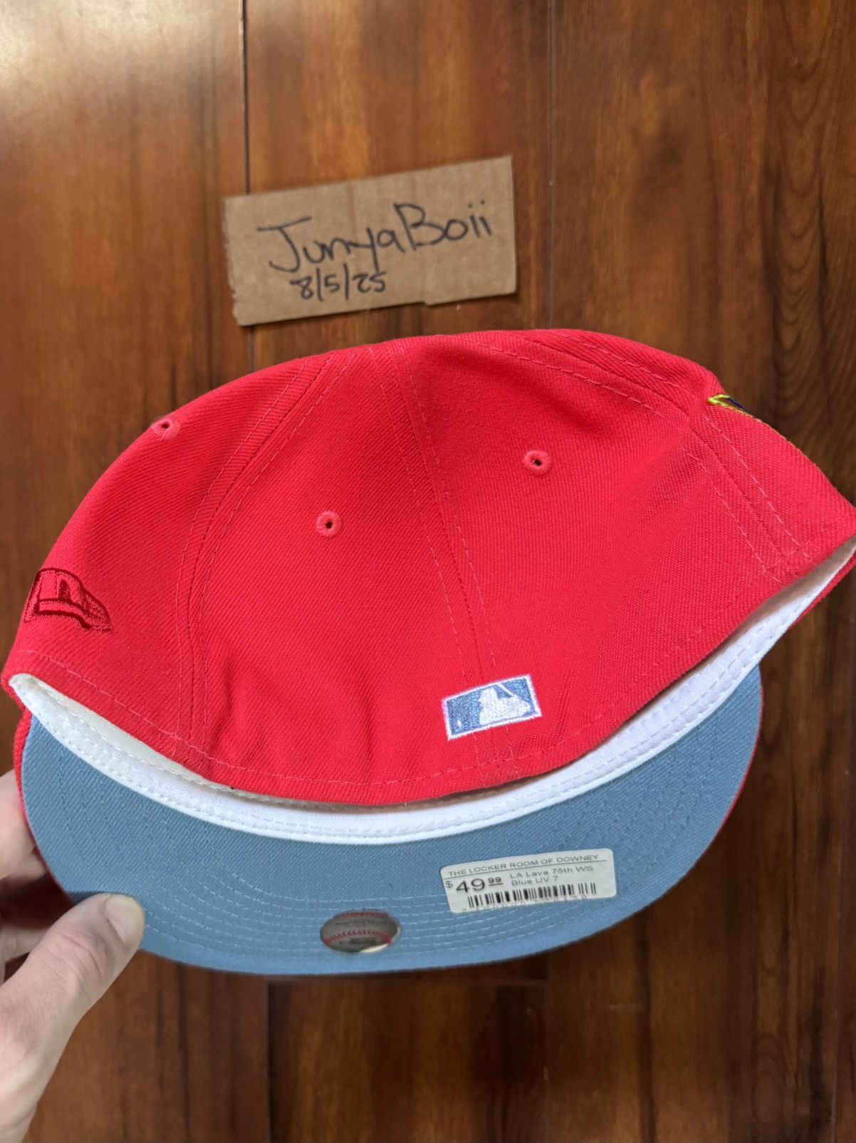 Hat Club Size 7 LA Dodgers 75th World Series Patch Jae Tips Fitted Size ONE SIZE - 4 Thumbnail