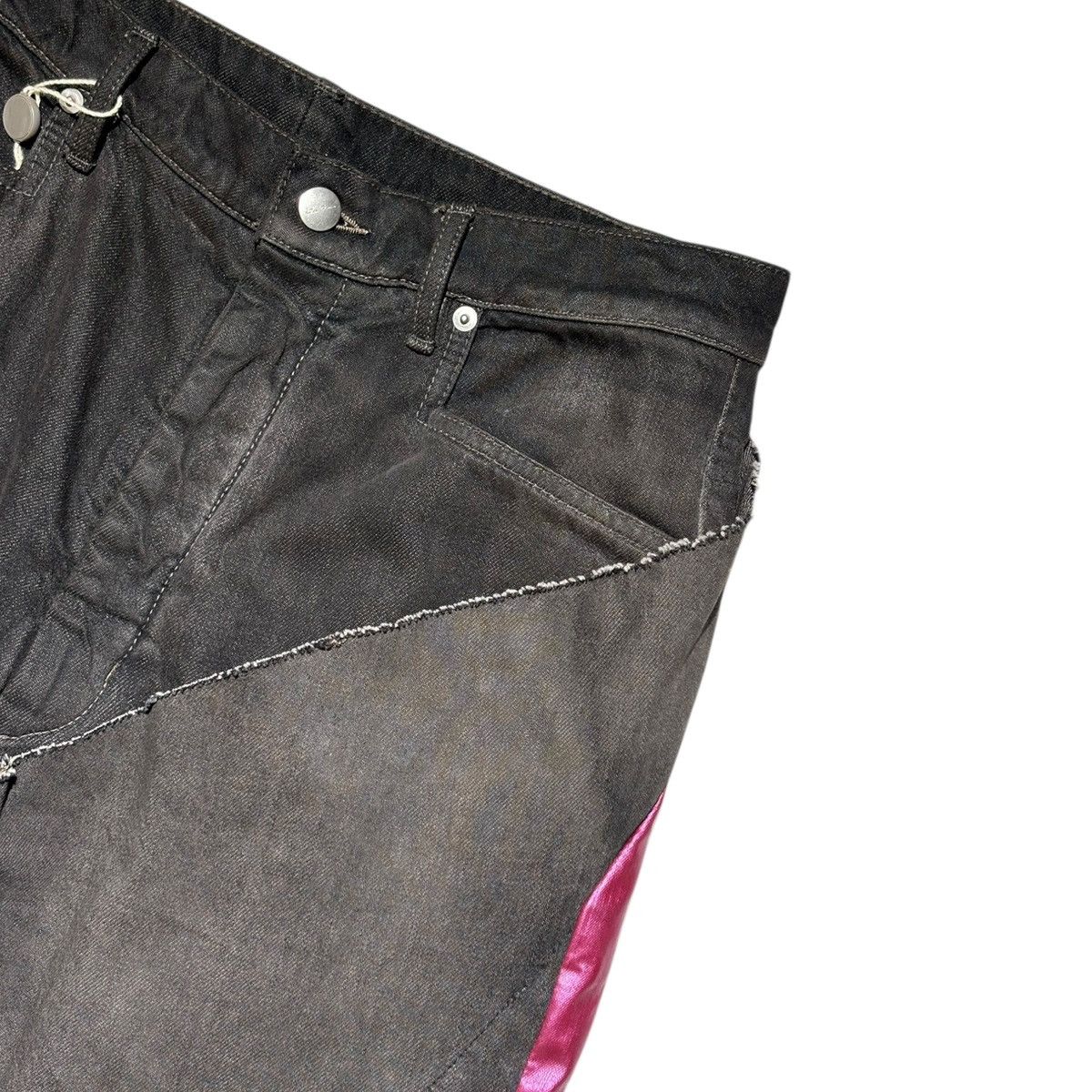 Rick Owens $3,300 SS23 Sample paneled flare denim Size US 32 / EU 48 - 3 Thumbnail
