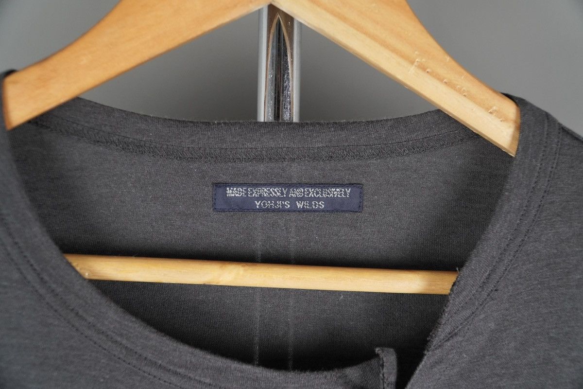 Yohji Yamamoto Yohji Yamamoto - Regulation Men - Diagonal Switch Deform Tee Size US L / EU 52-54 / 3 - 6 Thumbnail
