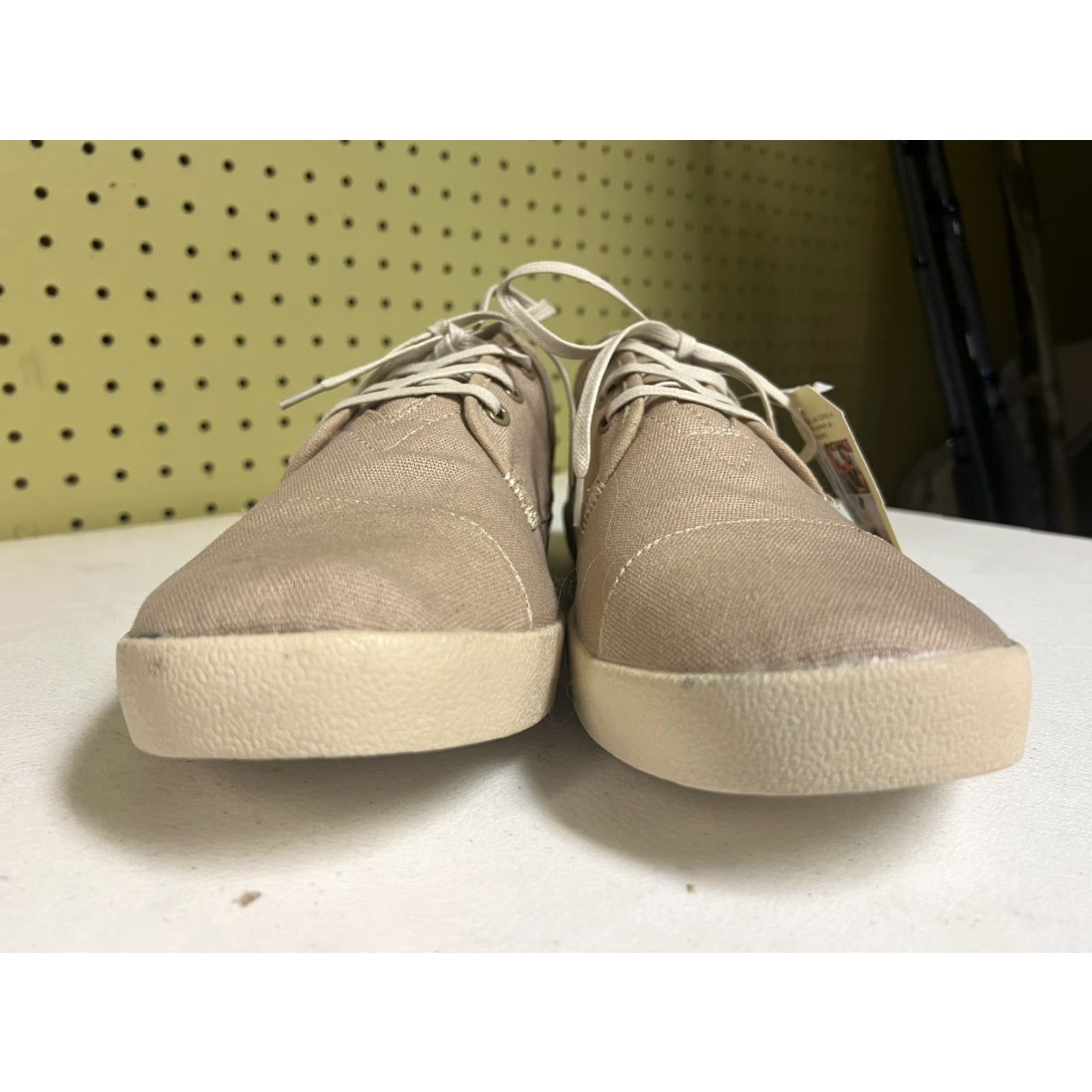 Toms Toms Shoes Mens 13 Paseo Casual Low Top Sneakers Tan Fabric Lace Up New Mens Shoes Size US L / EU 52-54 / 3 - 2 Thumbnail