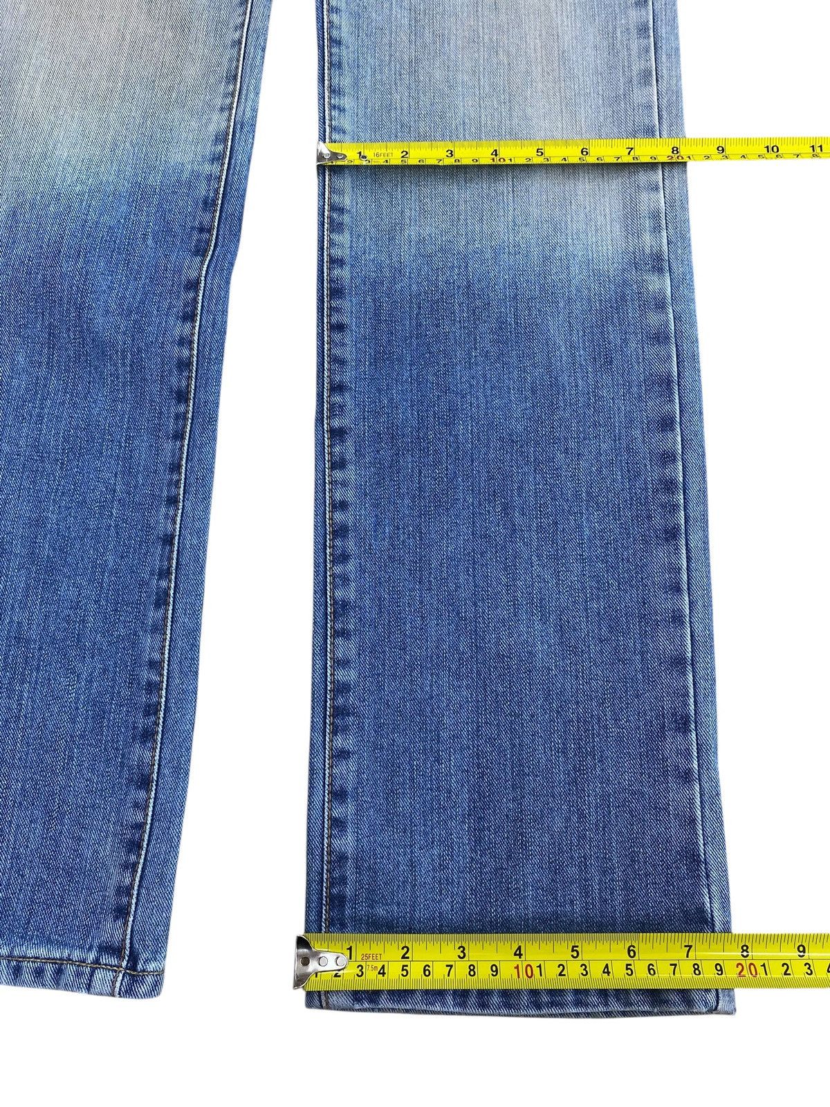 Edwin Edwin Blue Faded Wash Style Loose Straight Cut Jeans Size US 30 / EU 46 - 8 Thumbnail
