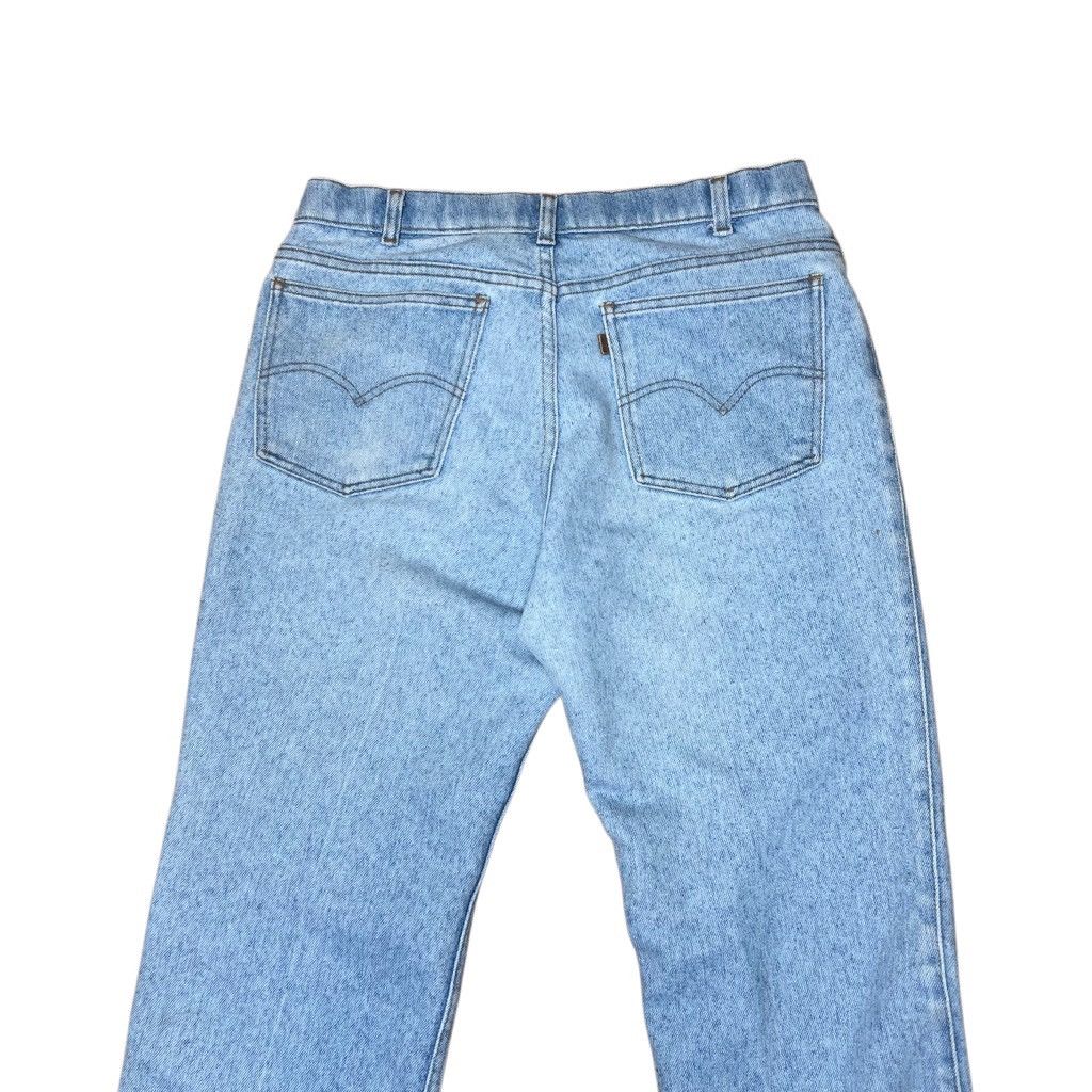 Levi's × Levi's Vintage Clothing × Vintage Vintage Levi’s Skoosh Baggy Jeans Western Light Wash 34x32 Size US 34 / EU 50 - 6 Thumbnail