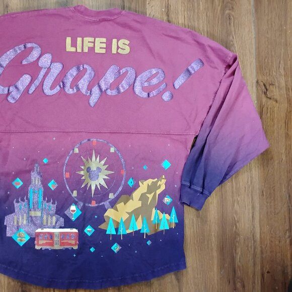 Disney Disney Spirit Jersey Life Is Grape Food Wine Festival Shirt Size US S / EU 44-46 / 1 - 6 Thumbnail