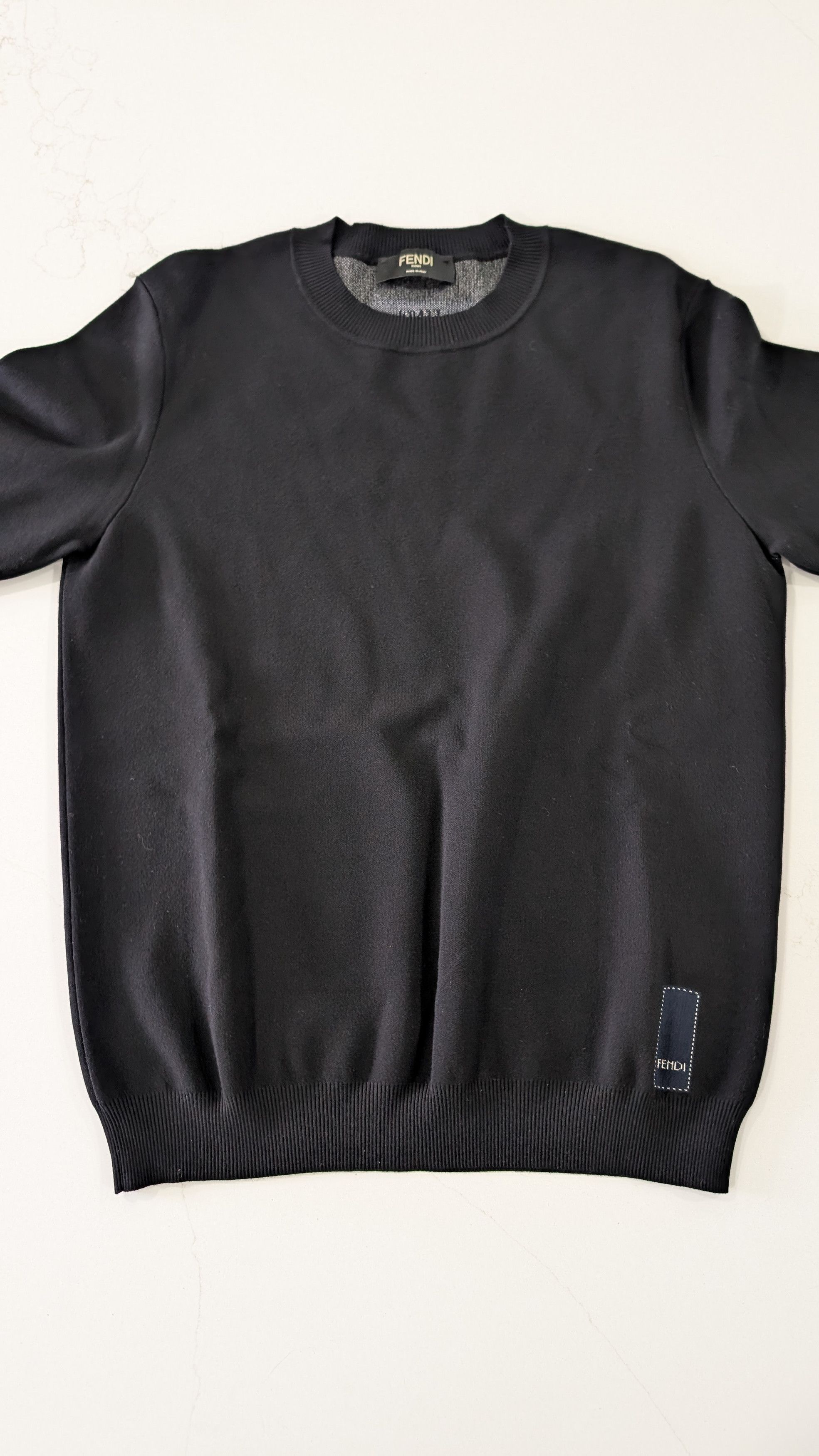 Fendi Fendi Roma Label Patch Sweater Black IT 48 Size US M / EU 48-50 / 2 - 3 Thumbnail