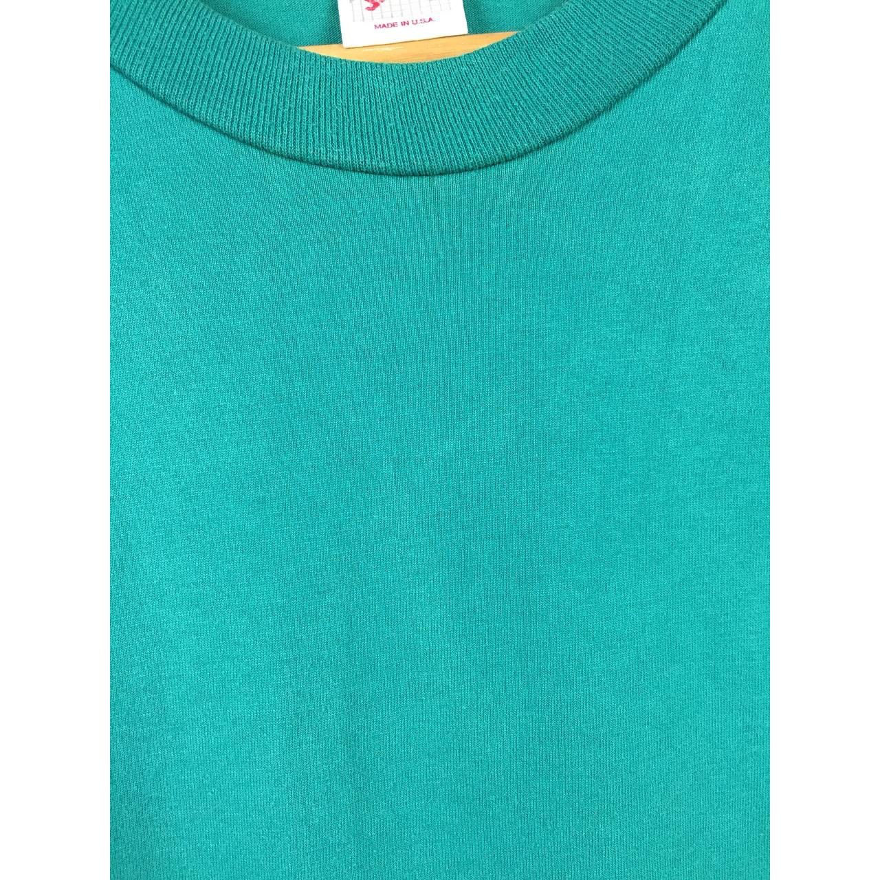 Jerzees × Vintage Vtg 90s Jerzees 50/50 Heavyweight Plain Essentials Tee Size US L / EU 52-54 / 3 - 4 Thumbnail