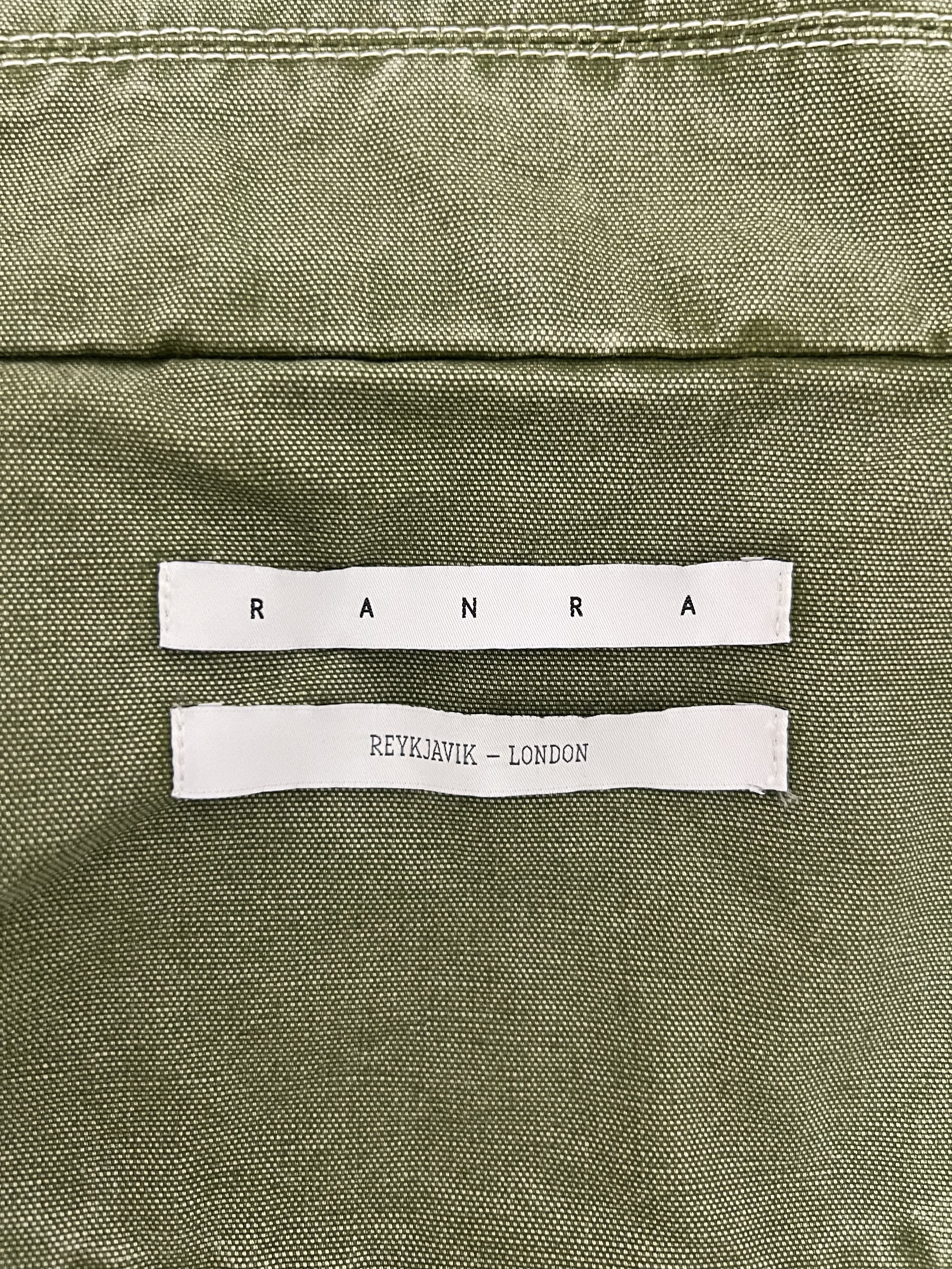 Arnar Mar Jonsson 💚 SS23 Ranra/Arnar Mar Jonsson Purs Hooded Jacket Oil Green Size US L / EU 52-54 / 3 - 7 Thumbnail