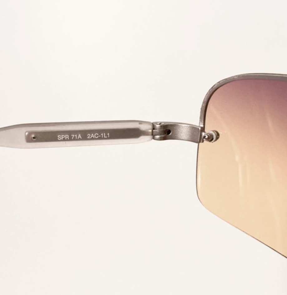 Prada PRADA Sunglasses Flame 2004 Star Mask Fire Chrome Silver Size ONE SIZE - 8 Thumbnail