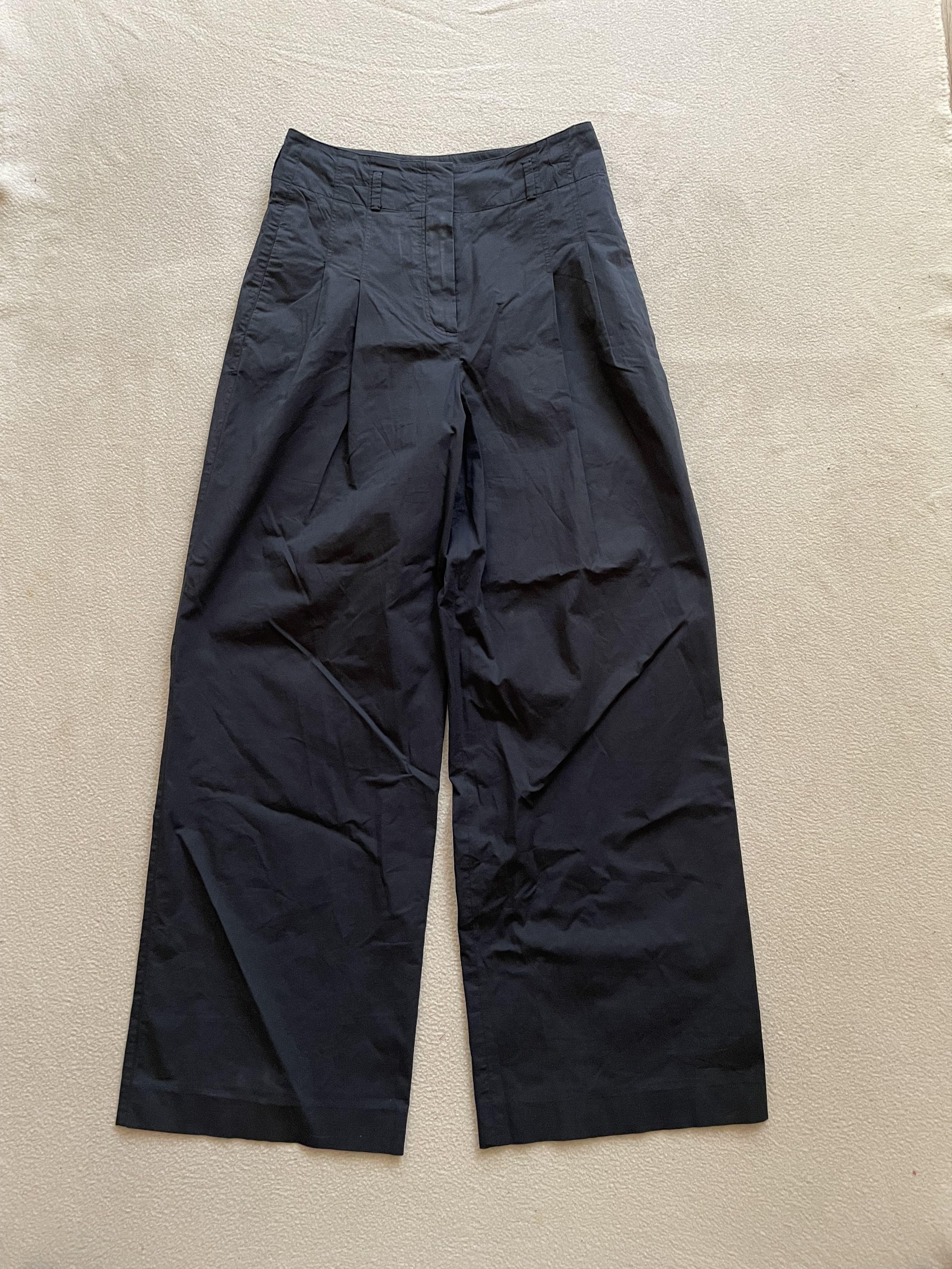 Loro Piana Rare! Loro Piana Wide Trousers Navy Pants Size 40" / US 18 - 4 Thumbnail