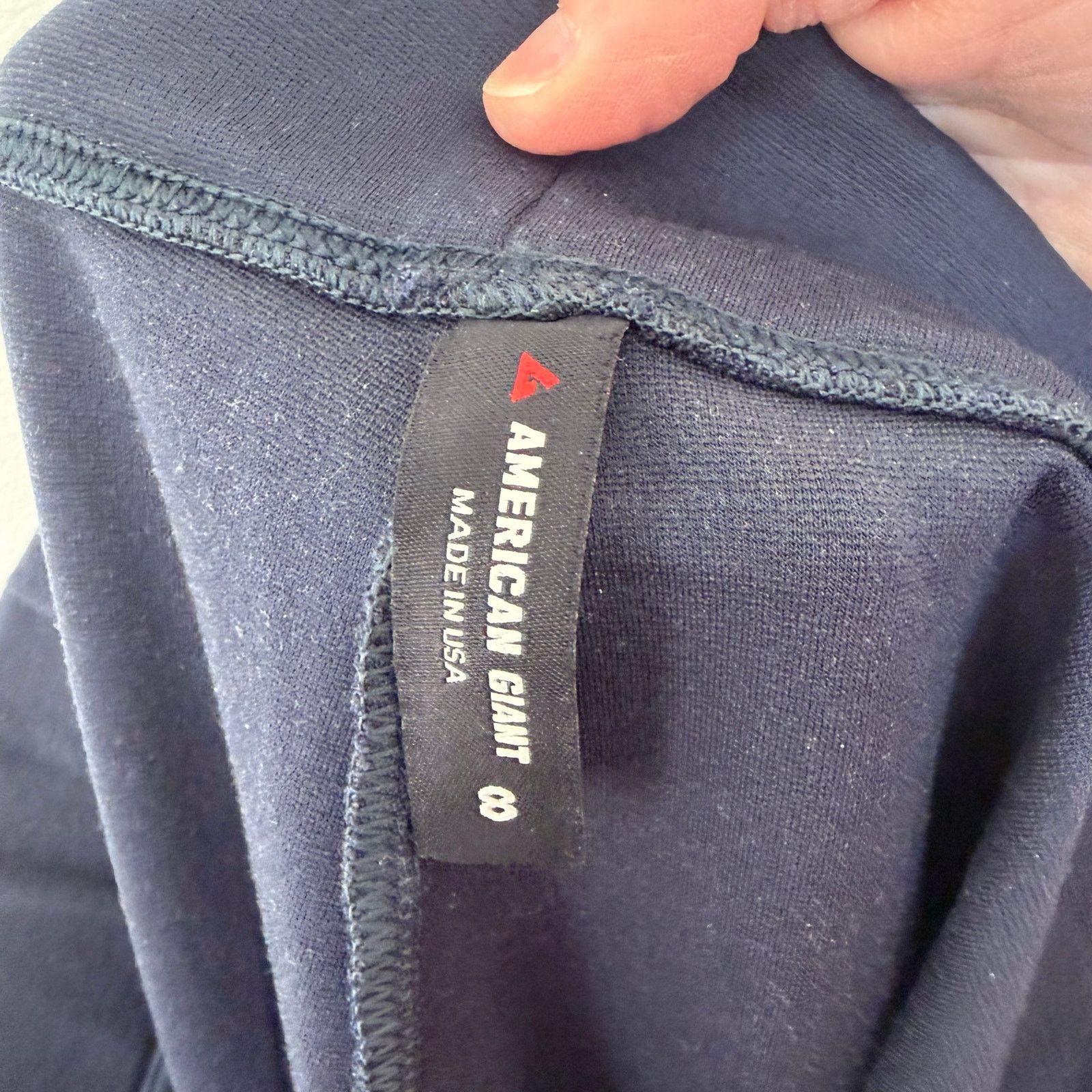 American Giant American Giant Navy Blue Ponte Slim Pants Leggings Sz 8 Size 30" / US 8 / IT 44 - 3 Thumbnail