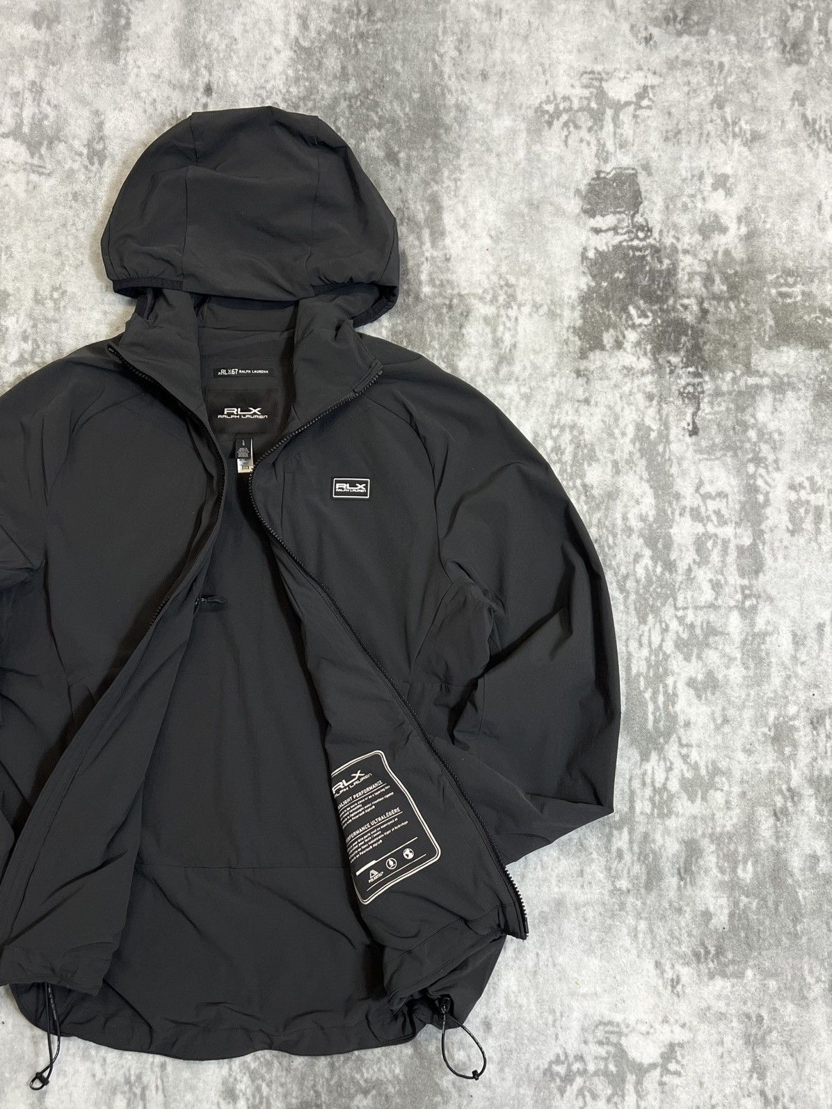 RLX Polo Ralph Lauren Ripstop Ultralight Tech Hooded Jacket