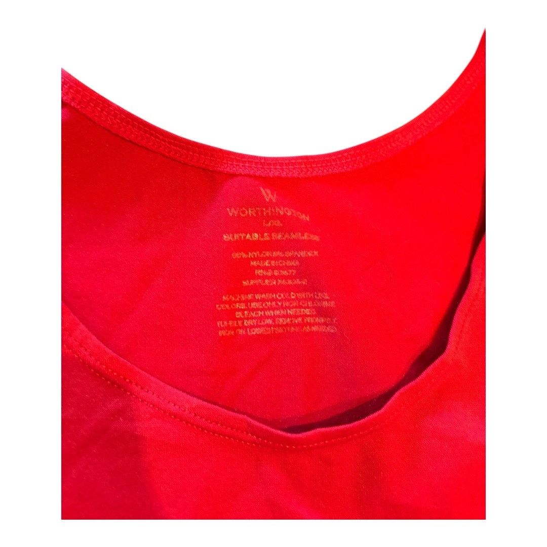 Worthington Worthington Red Tank L/XL Size L / US 10 / IT 46 - 2 Thumbnail