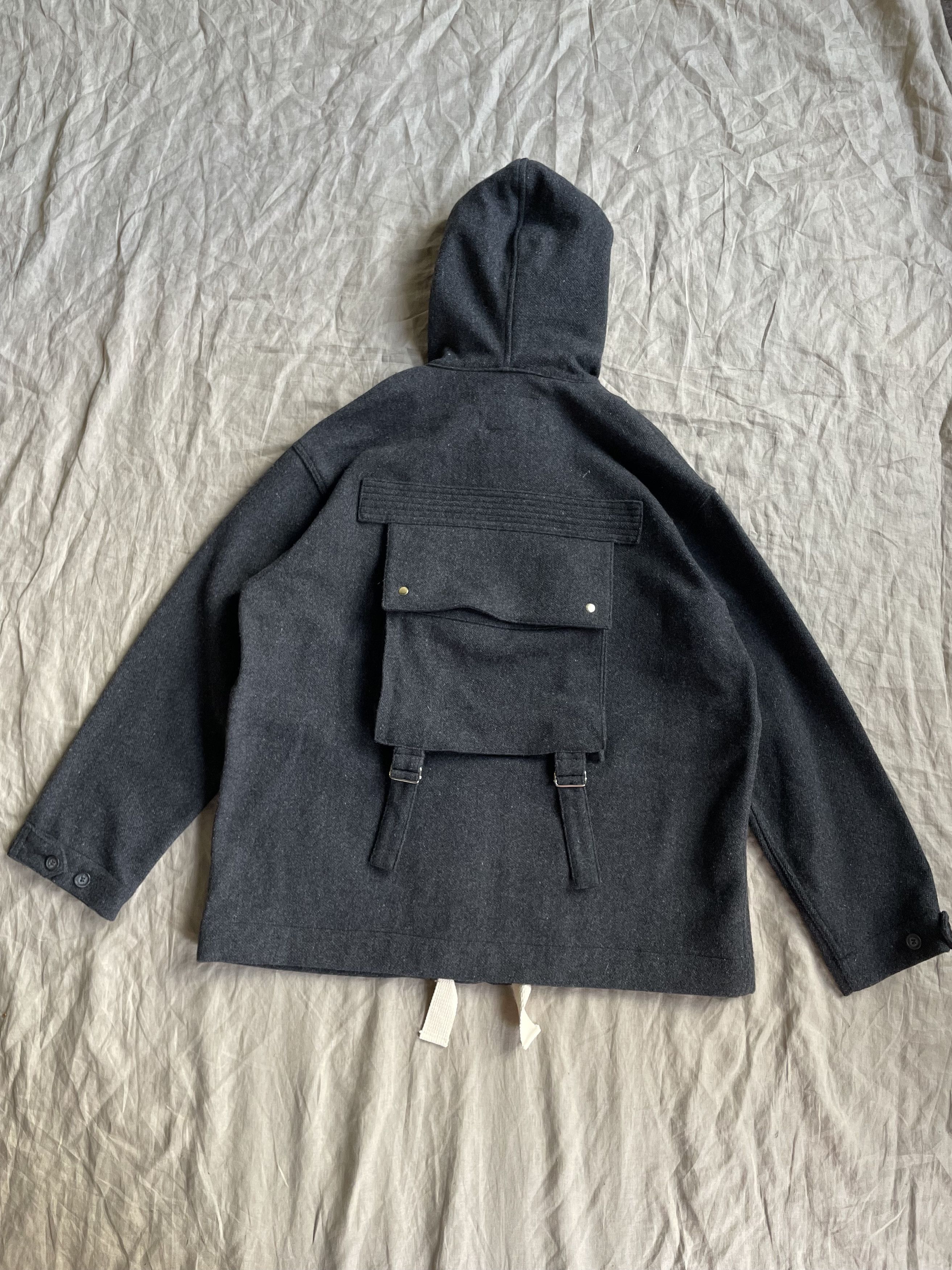 Garbstore Garbstore NWT Wool Gray Multipocket Parka Jacket 7479AC Size US M / EU 48-50 / 2 - 2 Thumbnail