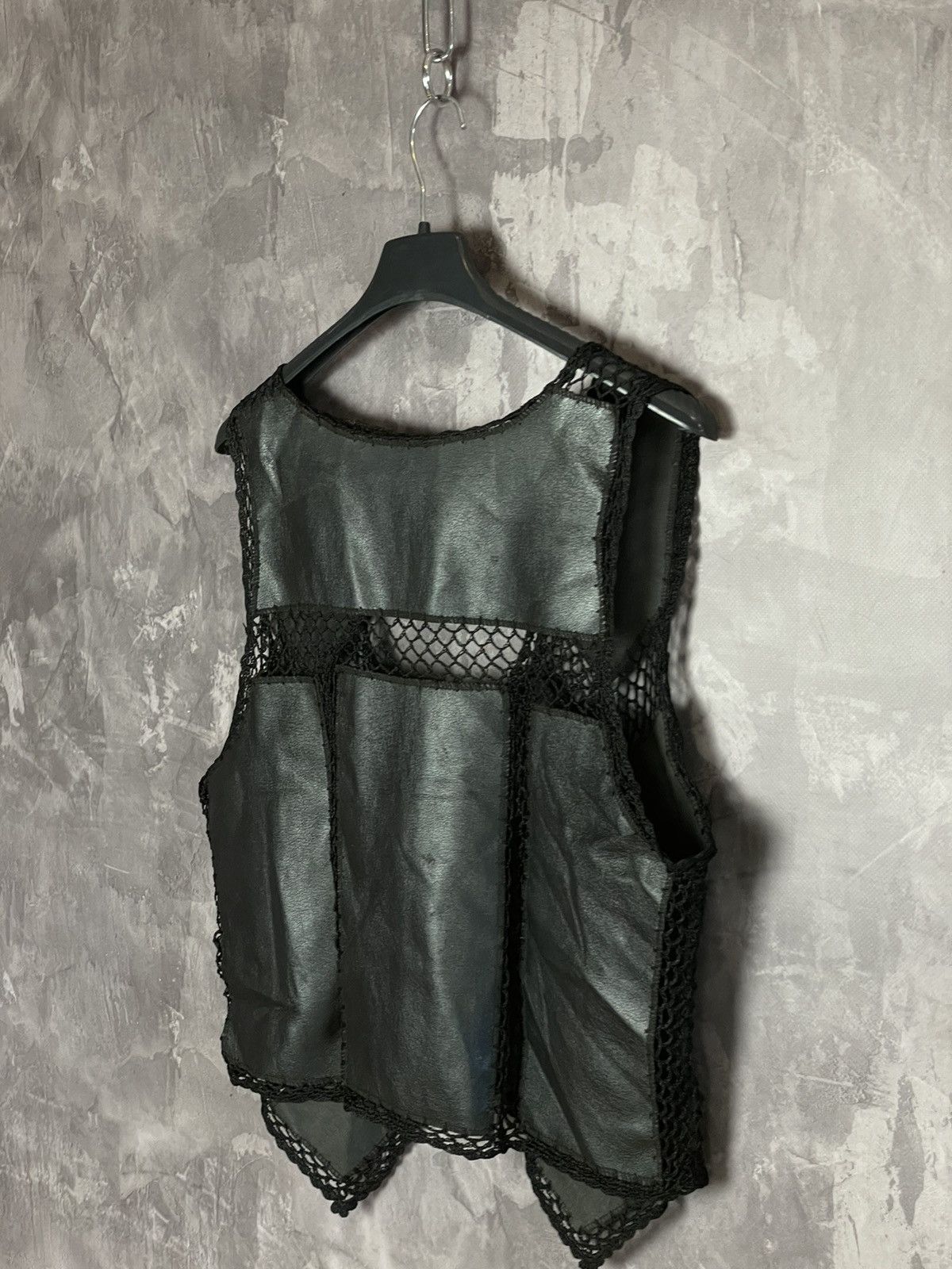 Leather × Vintage RARE💥Vintage Japanese Brand Patchwork Leather Vest Size M / US 6-8 / IT 42-44 - 10 Thumbnail