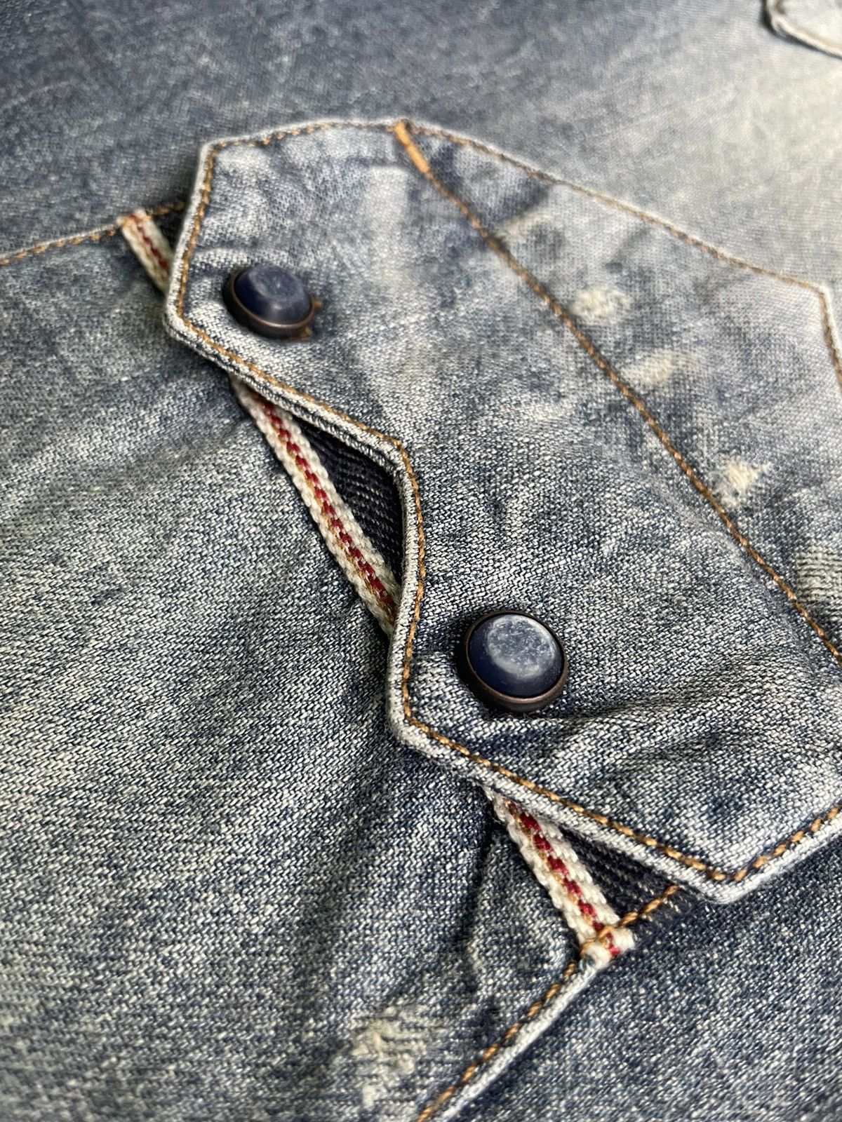 Japanese Brand Reign Italia Selvedge Western Shirt Size US L / EU 52-54 / 3 - 15 Thumbnail
