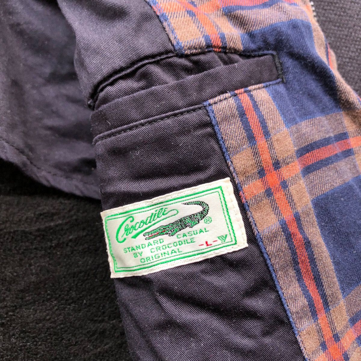 Japanese Brand × Vintage Vintage CROCODILE heringbone jacket Size US L / EU 52-54 / 3 - 6 Thumbnail