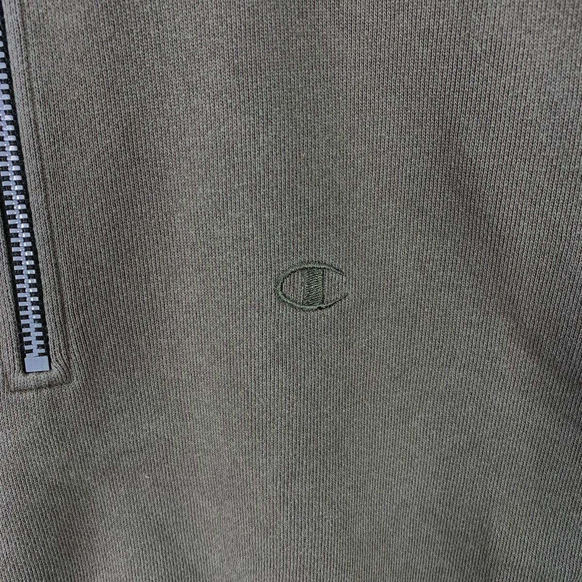 Champion Vintage CHAMPION USA Small Logo Half Zipper Sweatshirt Top Size M / US 6-8 / IT 42-44 - 4 Thumbnail