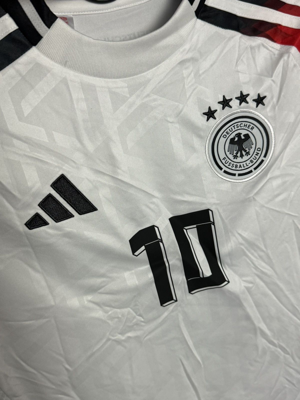 Adidas KIDS New Germany 2024 Home Musiala Football Jersey T-Shirt Size US XS / EU 42 / 0 - 4 Thumbnail