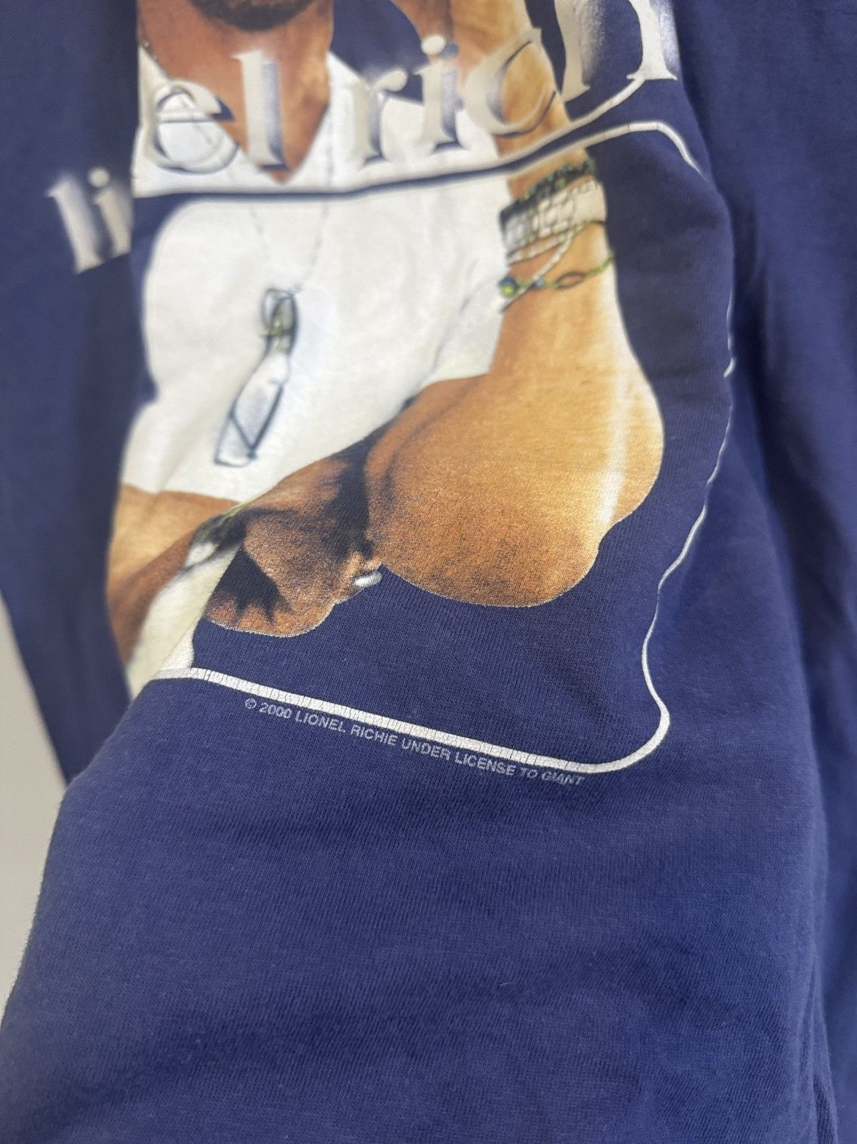 Band Tees × Rap Tees × Vintage 2000 Lionel Richie Rap Style Tour Tee Size US L / EU 52-54 / 3 - 4 Thumbnail