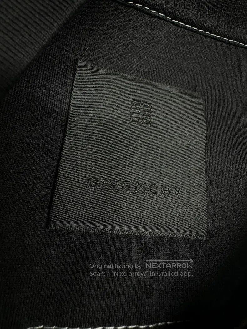Givenchy GIVENCHY Logo Stitch Short Sleeve Tee. Size US L / EU 52-54 / 3 - 4 Thumbnail