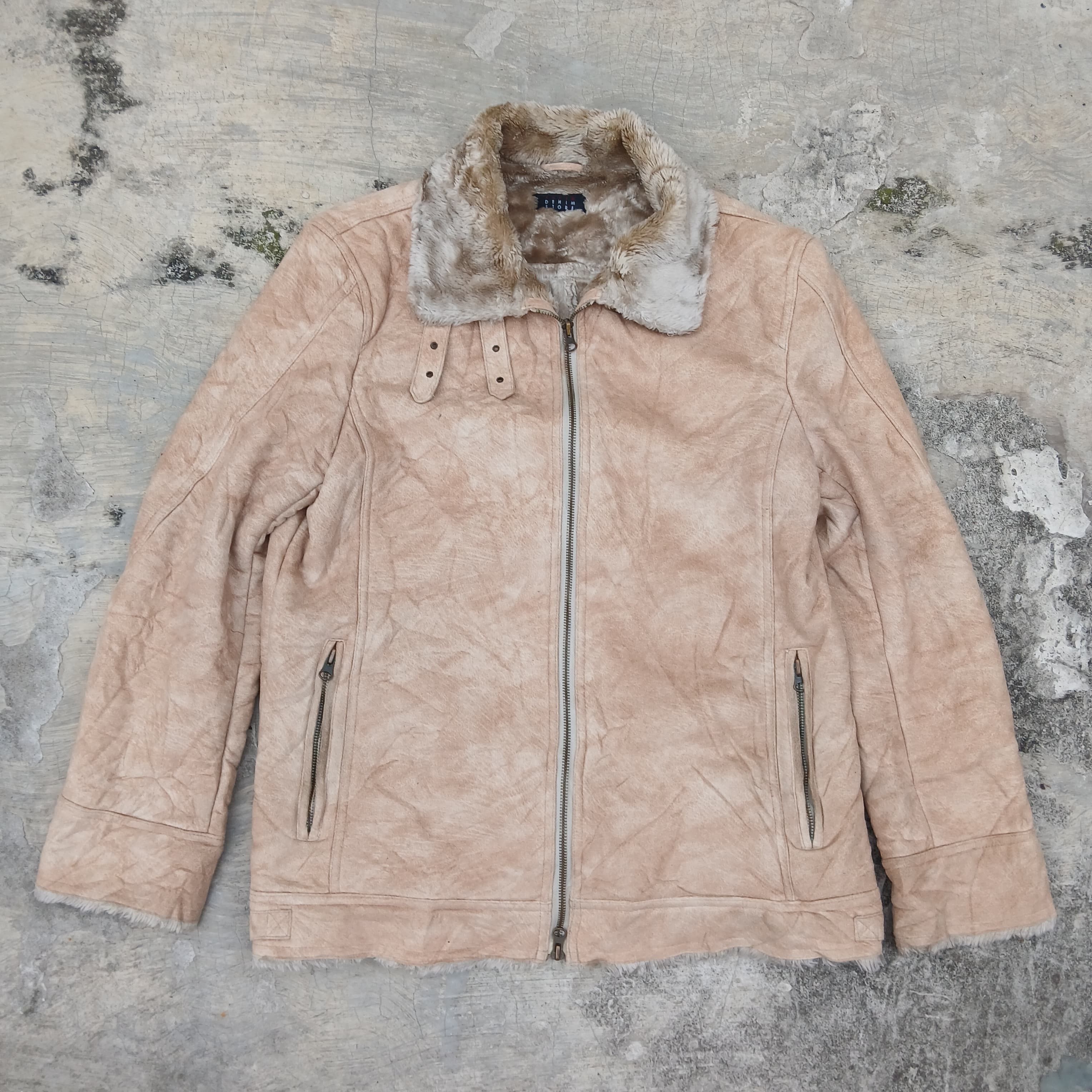 Japanese Brand 2000's Japanese Brand Sherpa Jacket Pazzo Denim Store Size US L / EU 52-54 / 3 - 1 Thumbnail