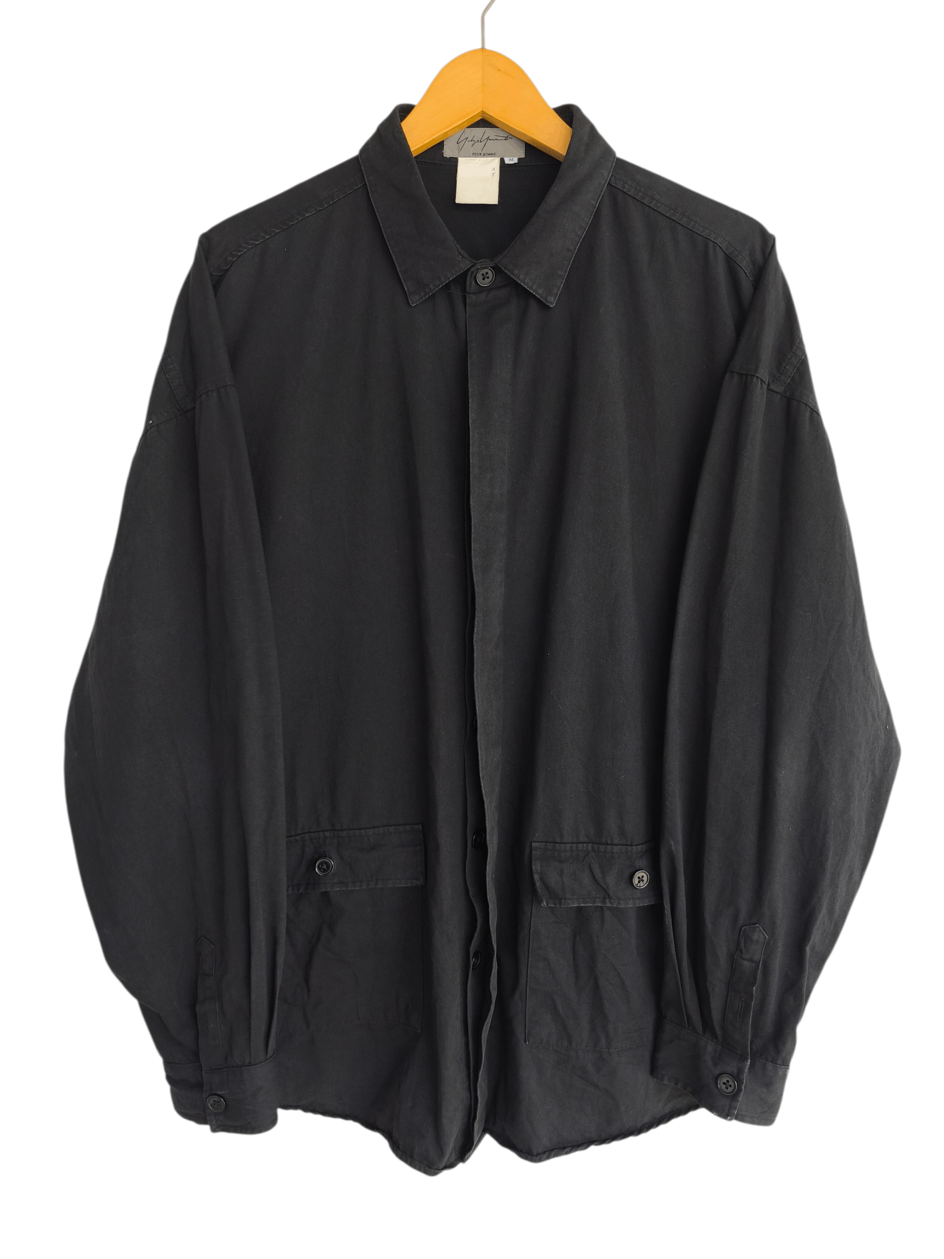 Yohji Yamamoto pour homme outer shirt hidden button
