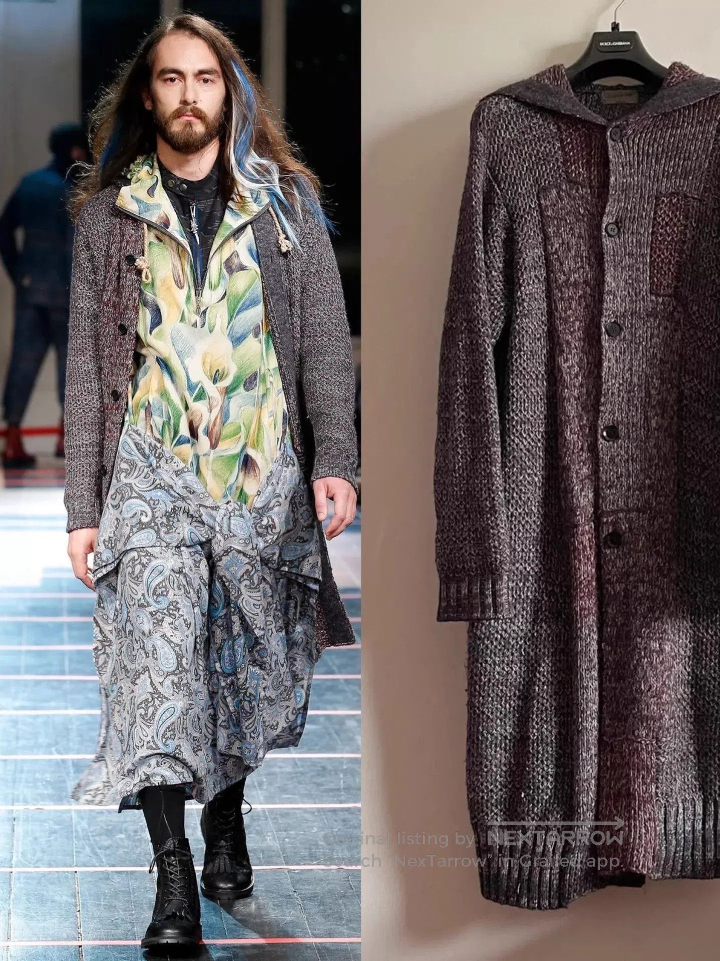 Yohji Yamamoto Long Knit Button. Size US L / EU 52-54 / 3 - 2 Thumbnail
