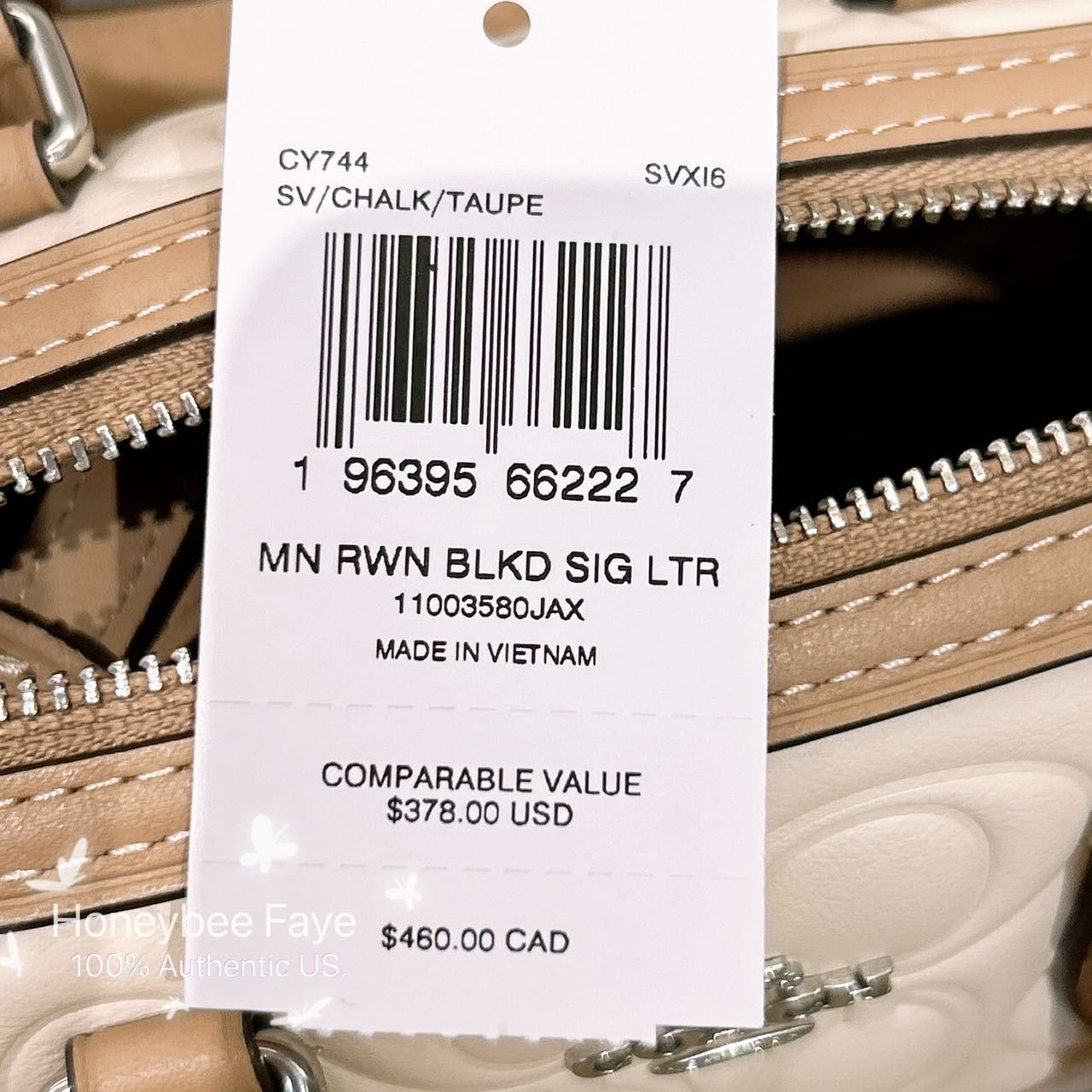 Coach Mini Rowan Crossbody Bag In Blocked Signature Leather CY744 Size ONE SIZE - 6 Thumbnail