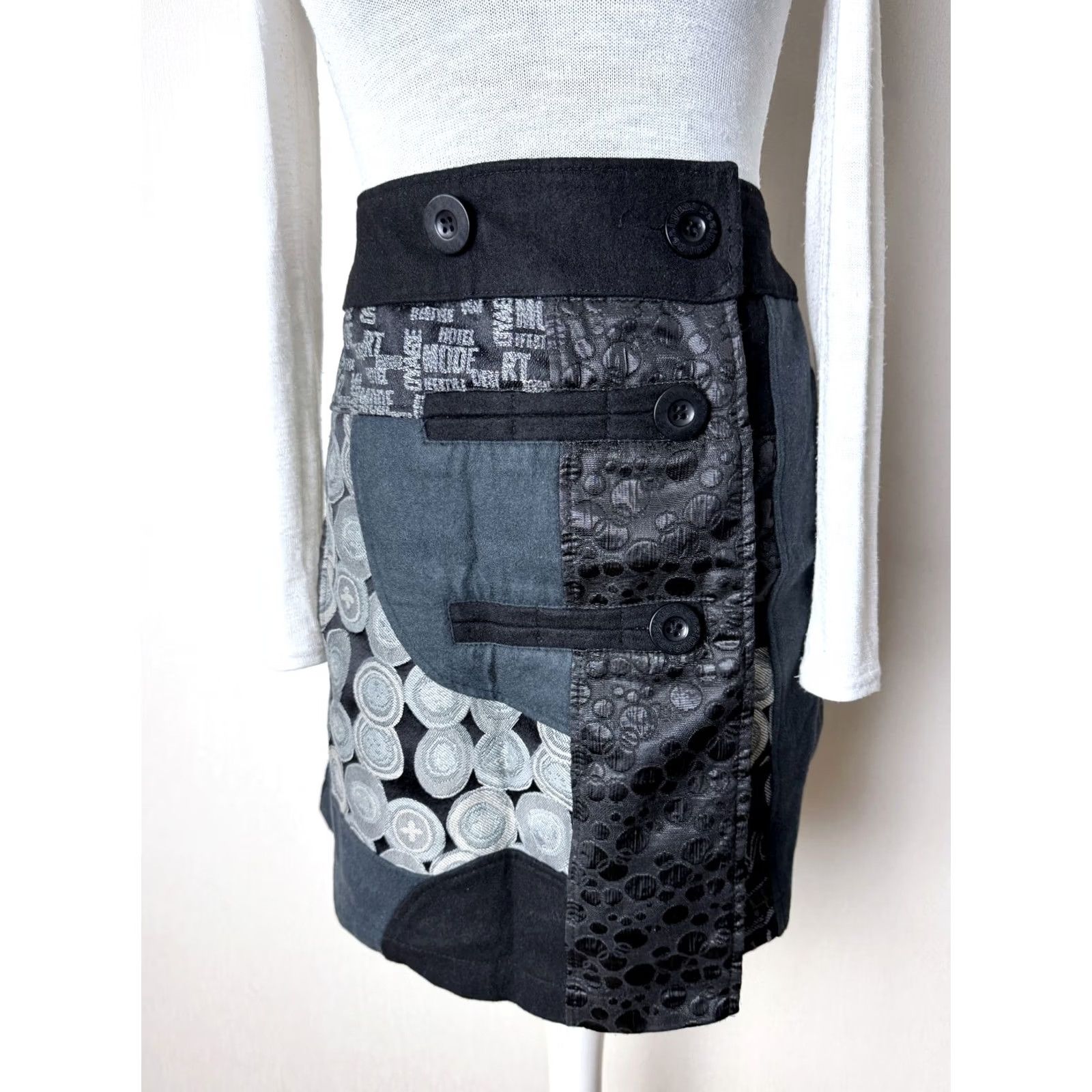 Desigual Desigual Skirt womens Size 44 Multicoloured Size 30" / US 8 / IT 44 - 2 Thumbnail