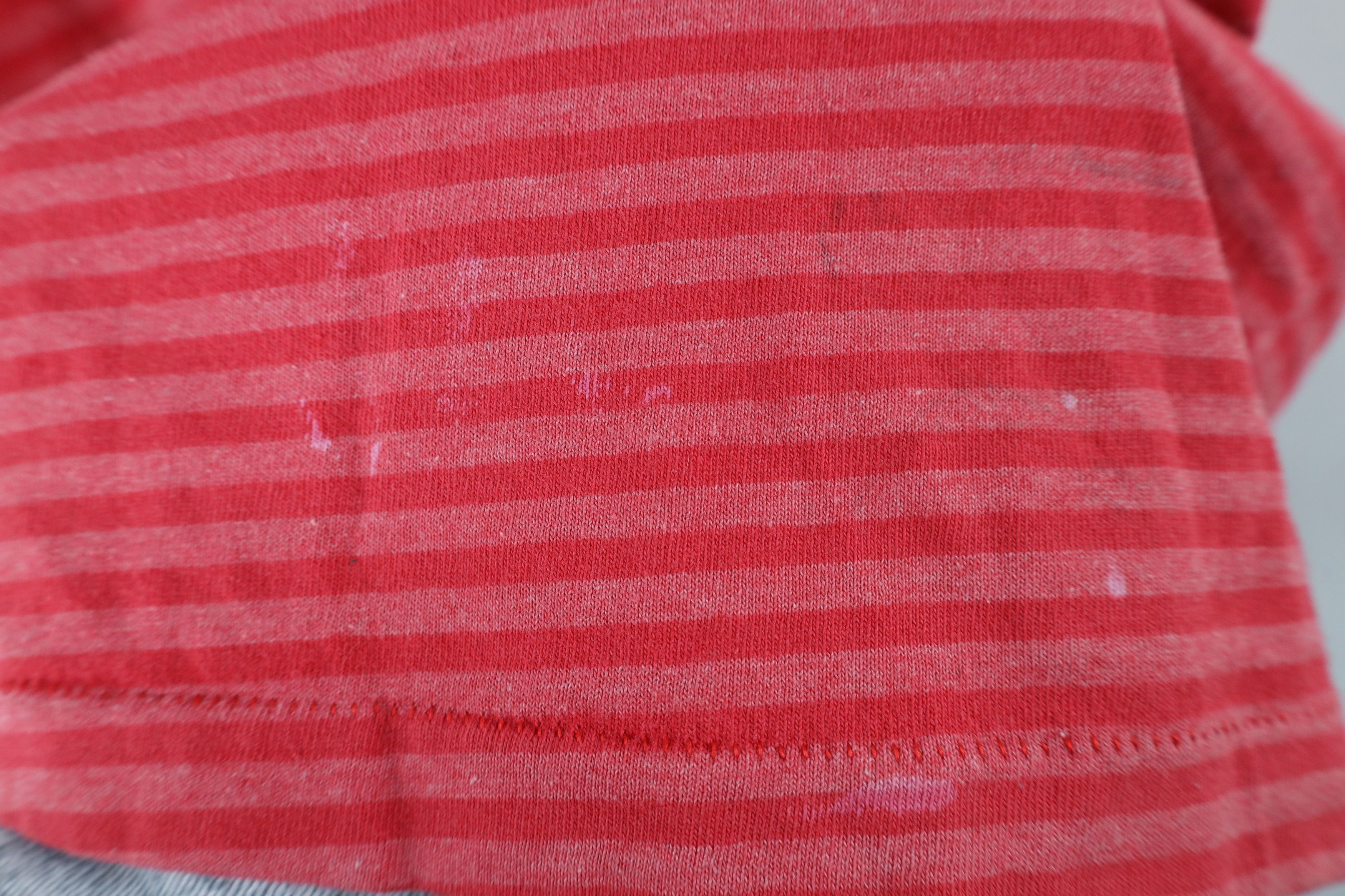 Vintage Vintage 90s Streetwear Blank Striped Short Sleeve T-Shirt Size US M / EU 48-50 / 2 - 4 Thumbnail