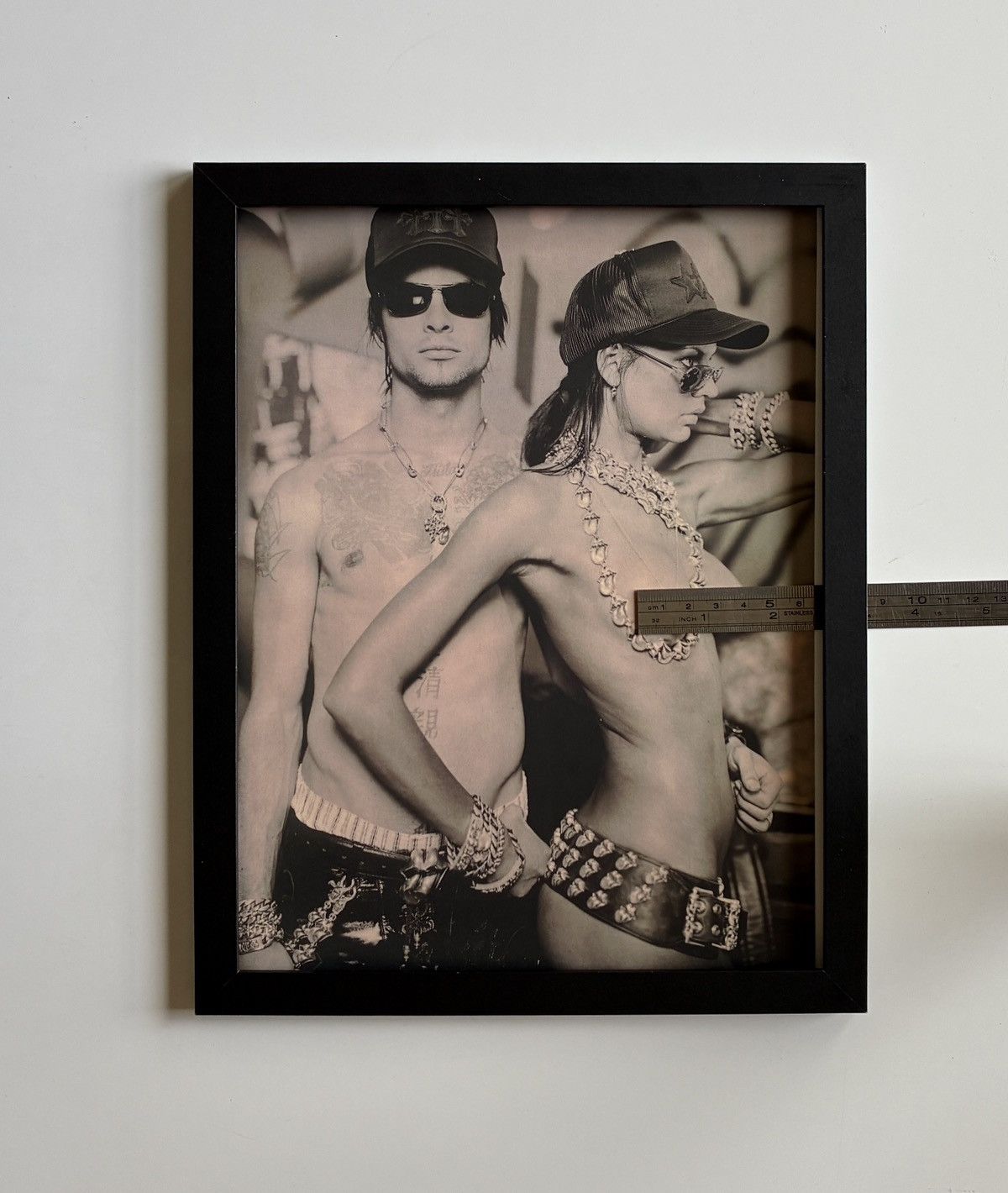 Chrome Hearts Chrome Hearts vintage photo boobs out 9x11 Poster framed Size ONE SIZE - 1 Thumbnail