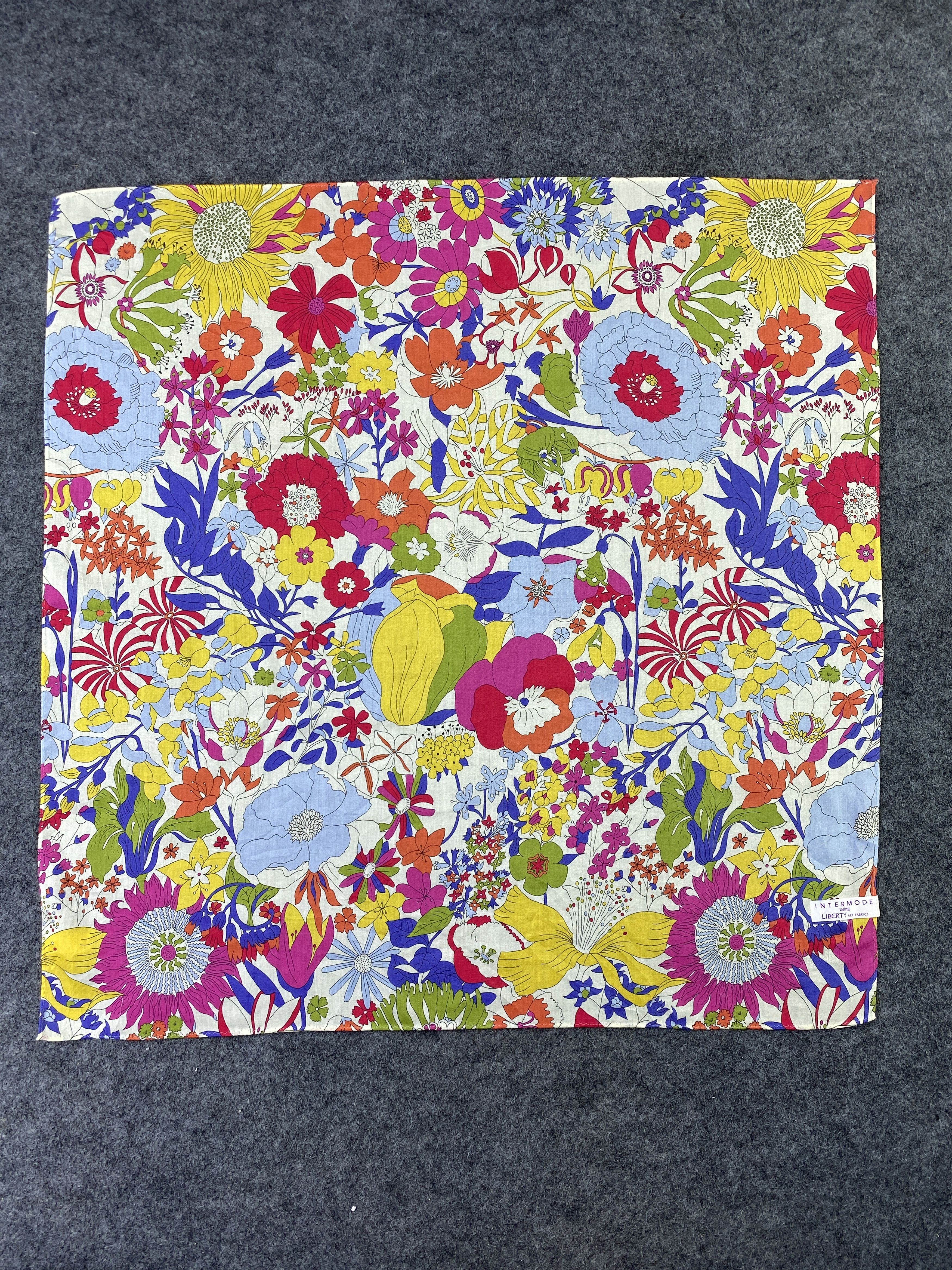 Liberty Liberty Floral Handkerchief / Bandana / Neckerchief-B349 Size ONE SIZE - 3 Thumbnail
