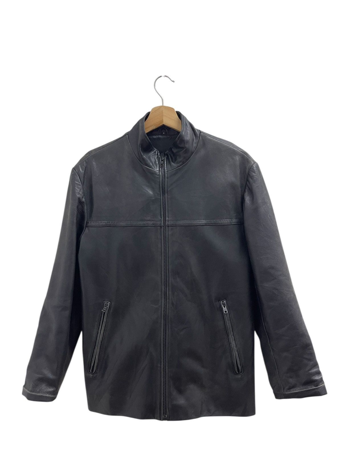 Leather Wind Armor Leather Biker Jacket Size US S / EU 44-46 / 1 - 1 Thumbnail
