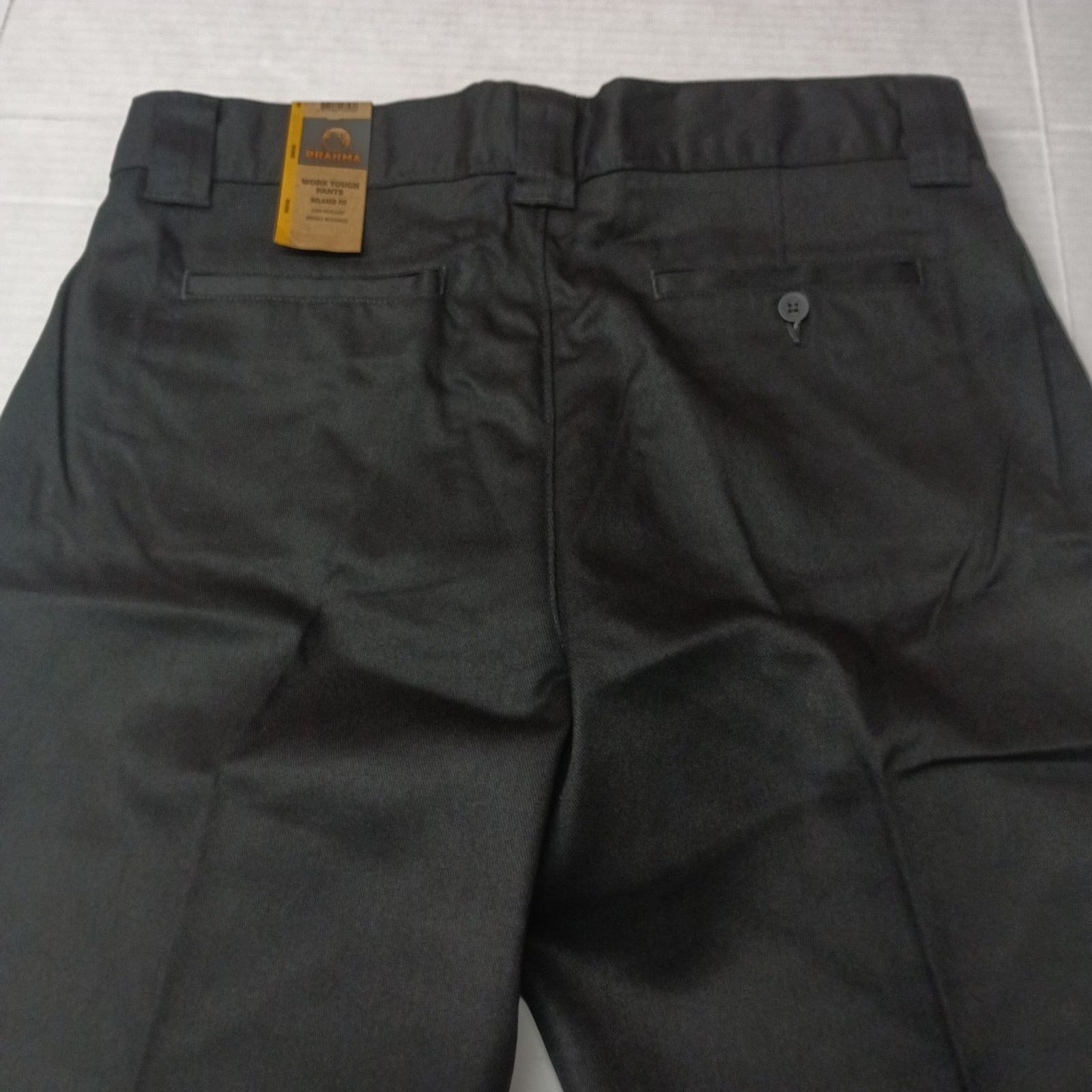 Other Brahma Men's Work Tough Pants Size 36x30 Black Relaxed Fit Size US 36 / EU 52 - 7 Thumbnail