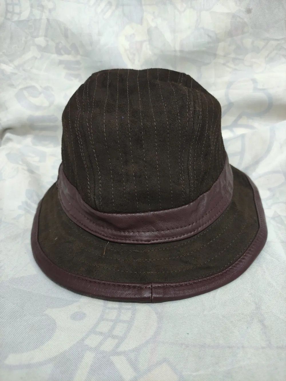 Vera Pelle VERA PELLE VINTAGE LEATHER HAT Size ONE SIZE - 4 Thumbnail