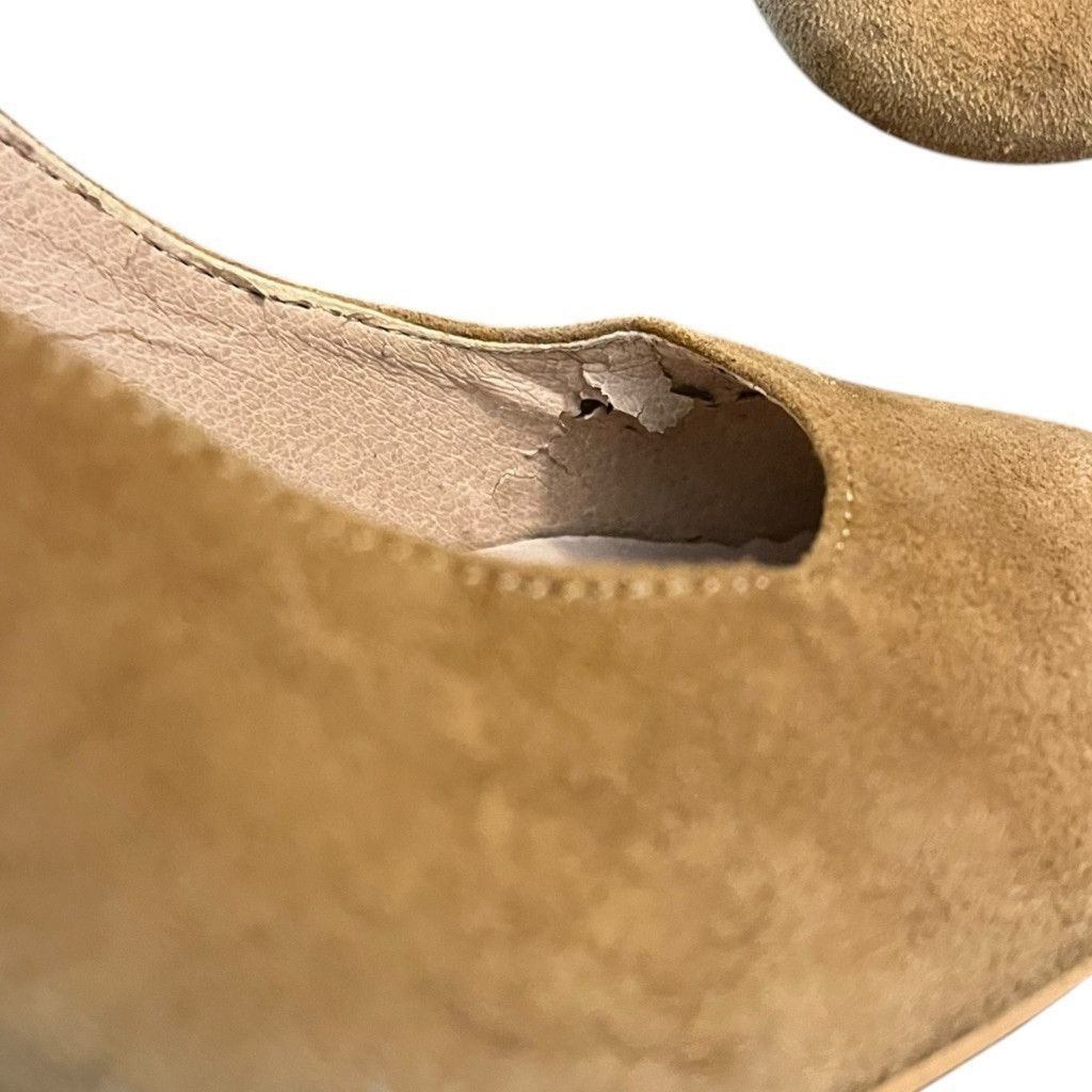 Lands' End × Vintage Y2K Lands’ End Minnie Faux Suede Comfy Block High Heels Sz 9 Size US 9 / IT 39 - 3 Thumbnail