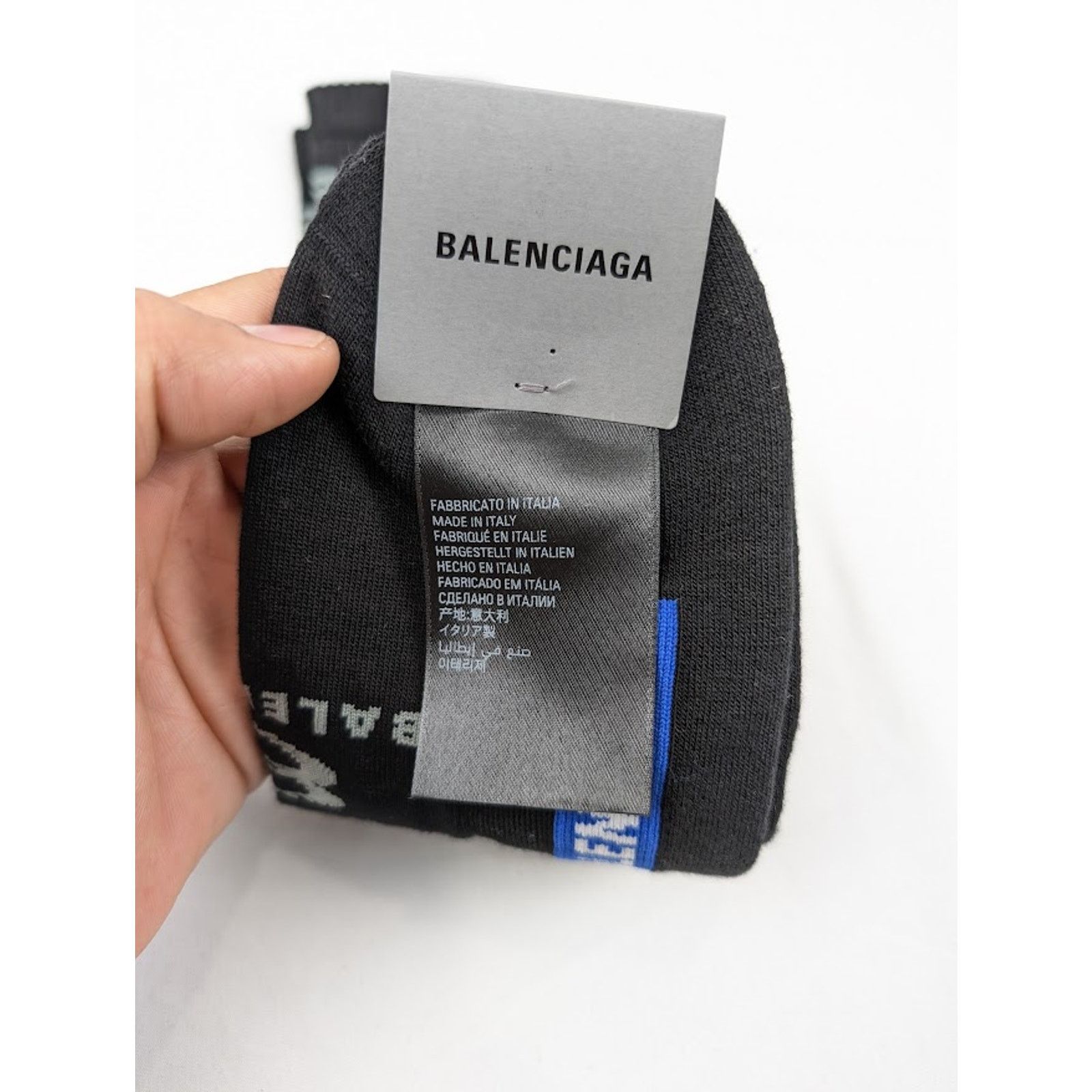 Balenciaga o1rshd1 Size: XL / Socks League Socks 1000 in Black Size ONE SIZE - 6 Thumbnail
