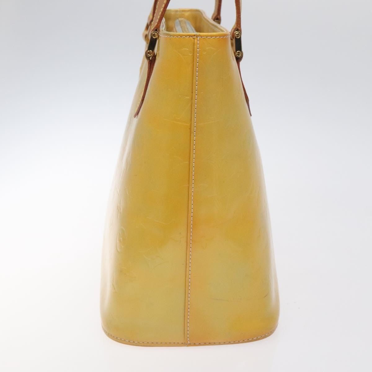 Louis Vuitton LOUIS VUITTON Monogram Vernis Houston Hand Bag Gris M91053 Size ONE SIZE - 4 Thumbnail