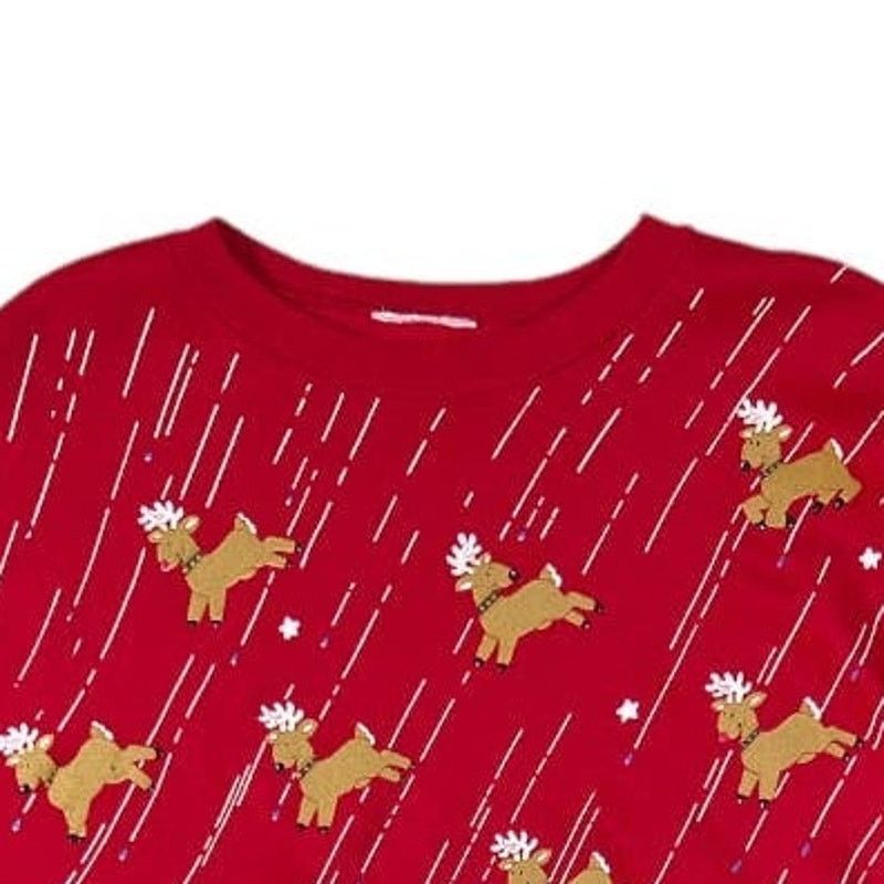 NBDN Nobrandedon Christmas Red Sweater | Size XL Size XL / US 12-14 / IT 48-50 - 3 Thumbnail