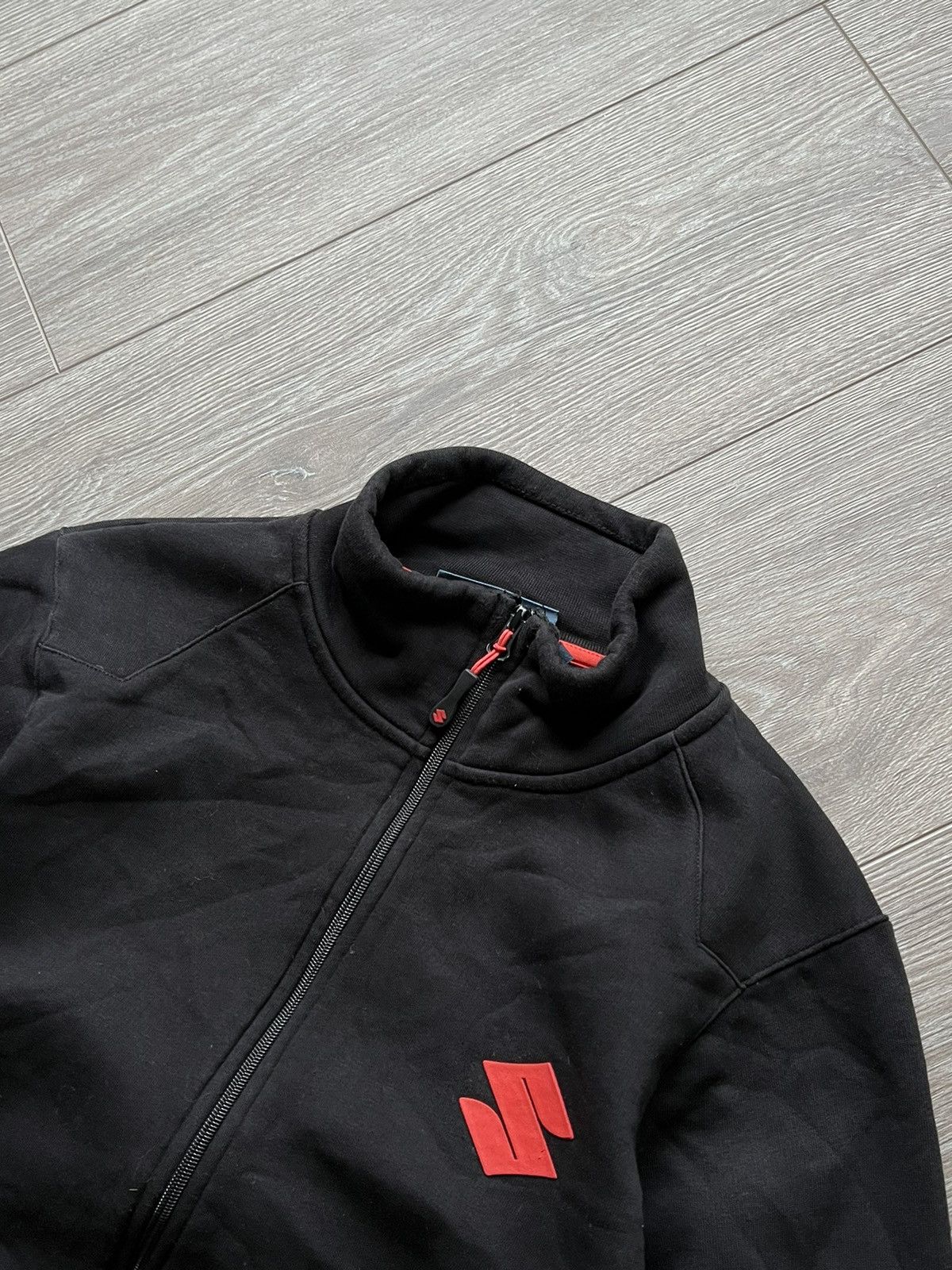 Japanese Brand Vintage 💥 Suzuki Racing Zip Sweatshirt Japanese Size US S / EU 44-46 / 1 - 5 Thumbnail