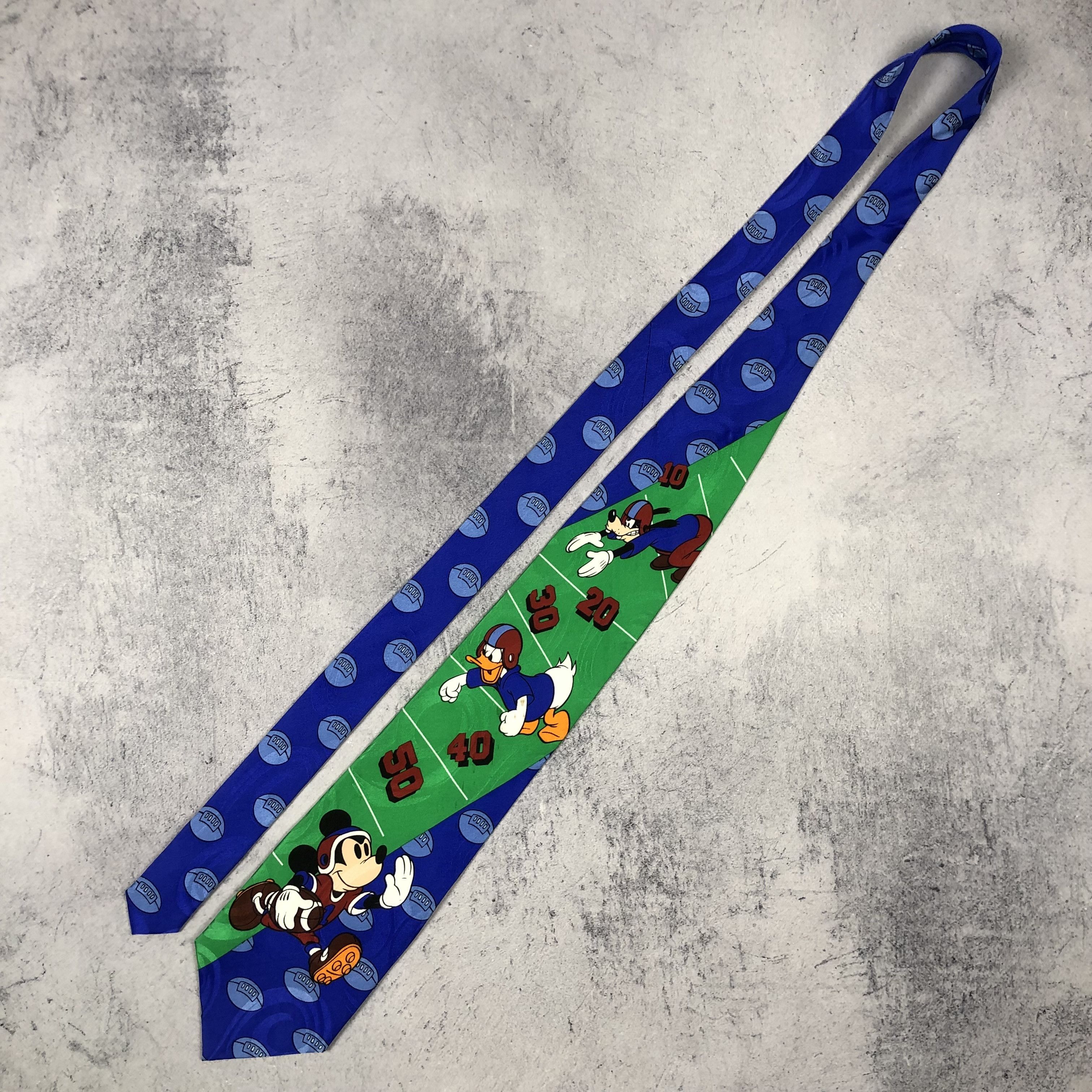Mickey Mouse 90s Disney Tie Mickey Mouse Donald Duck Size ONE SIZE - 5 Thumbnail