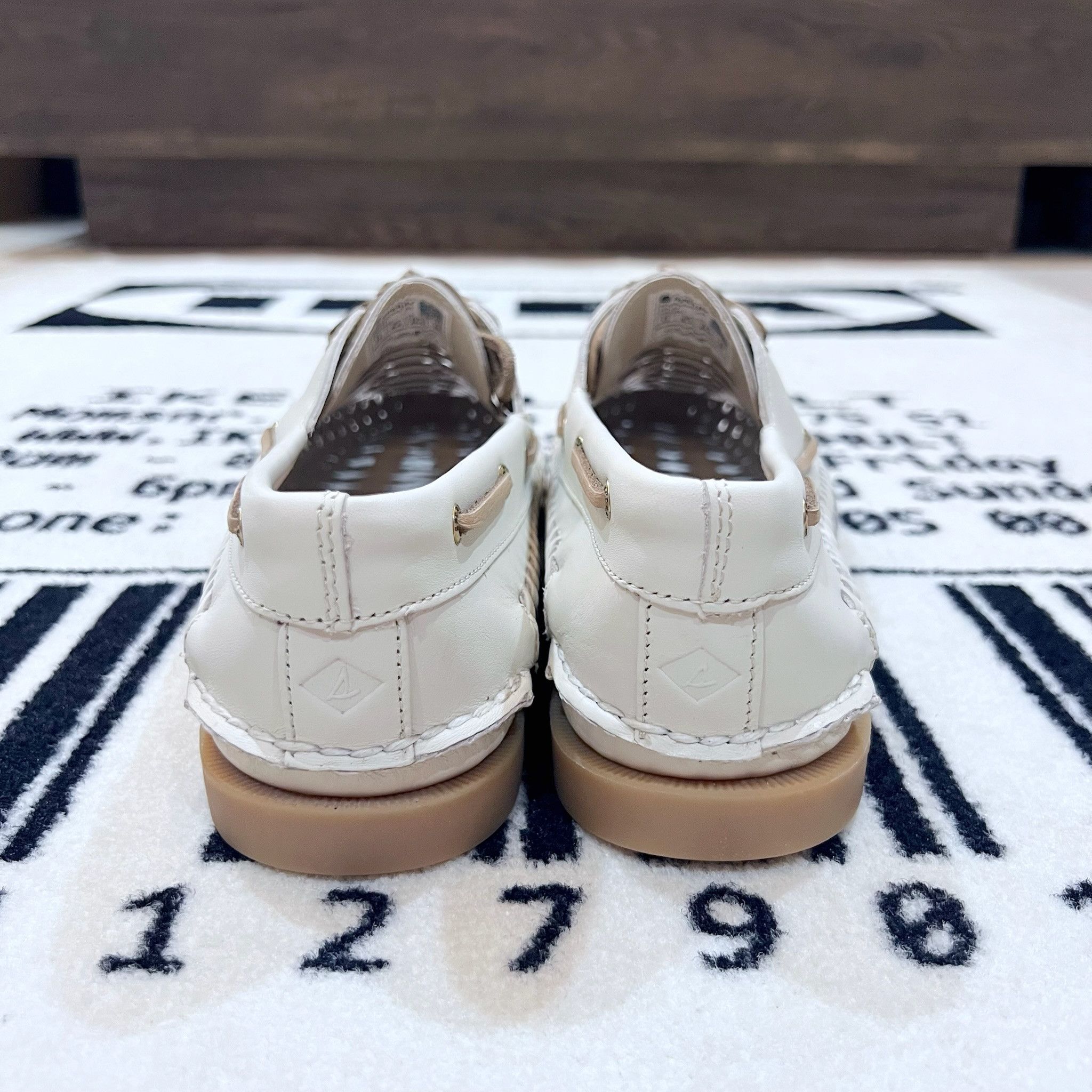 Sperry Sperry Authentic Original™ 2 Eye Woven Boat Shoe Flat Heel Size US 11 / IT 41 - 5 Thumbnail